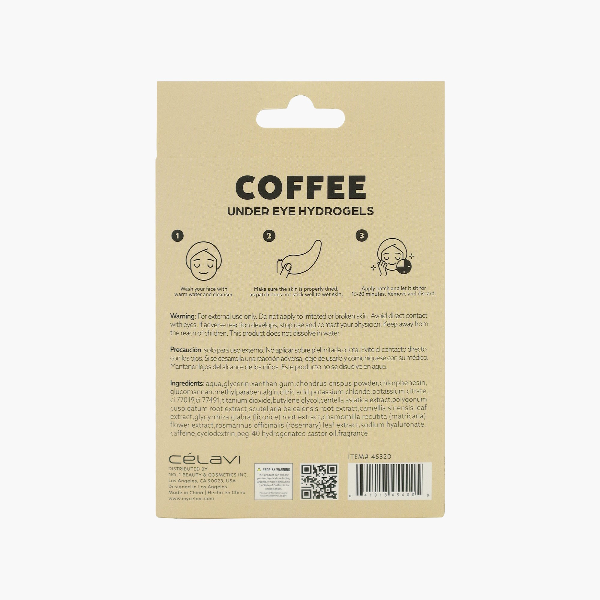 6PK COFFEE EYE PATCH