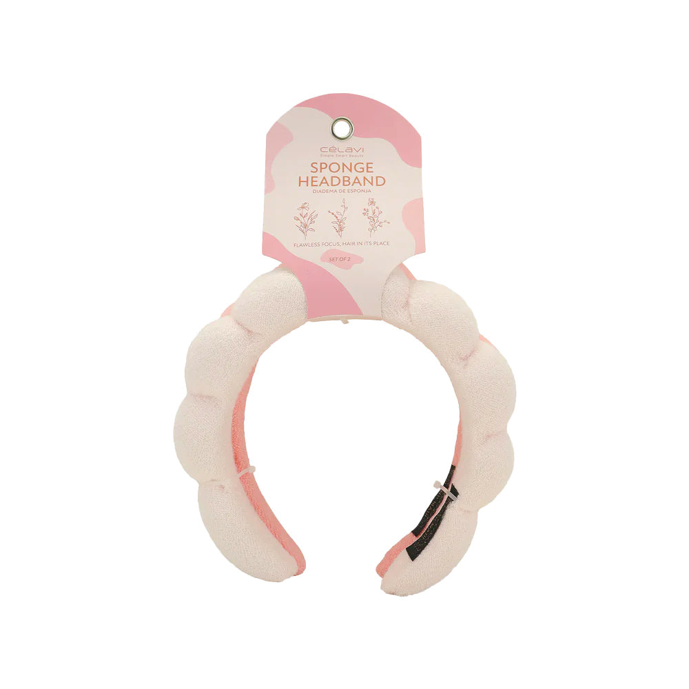 2PK PINK HEADBAND SET