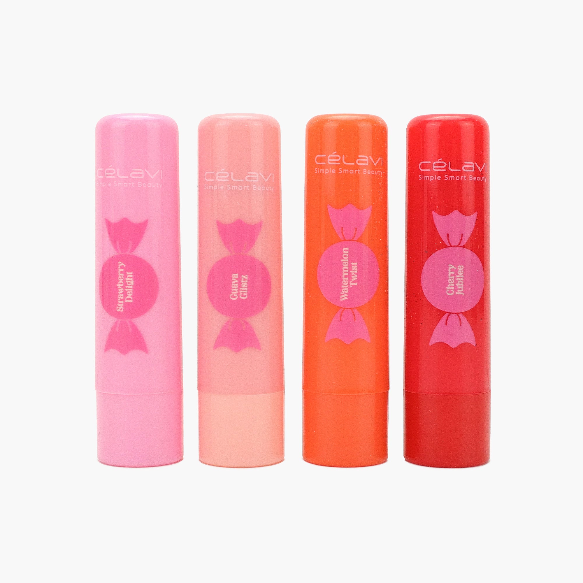 4PC LIP BALM - CANDY KISSES