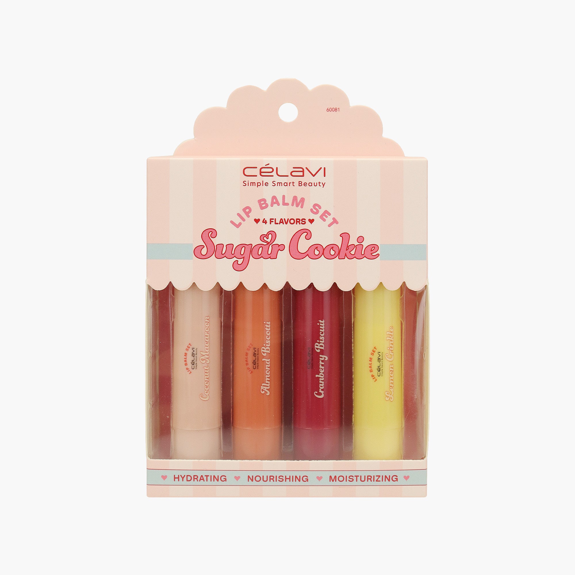 4PC LIP BALM - SUGAR COOKIES