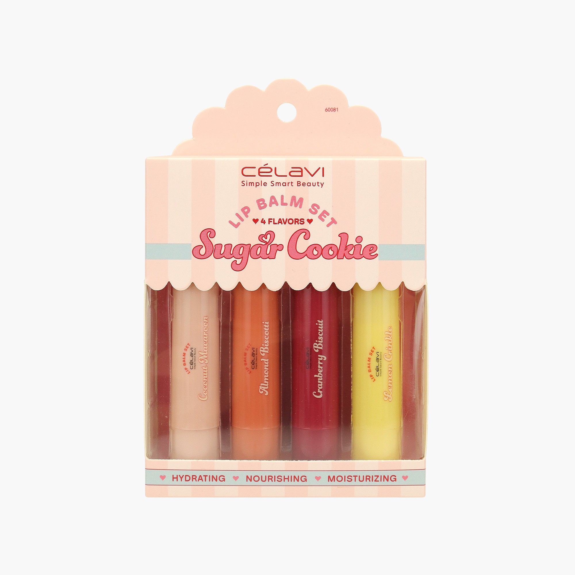 4PC LIP BALM - SUGAR COOKIES