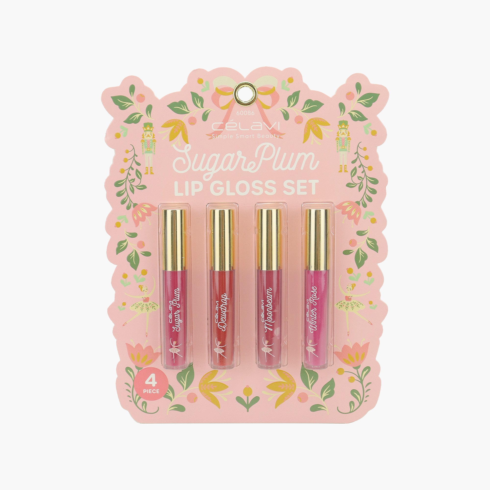 4PC LIP GLOSS SET - Nutcracker Ballet