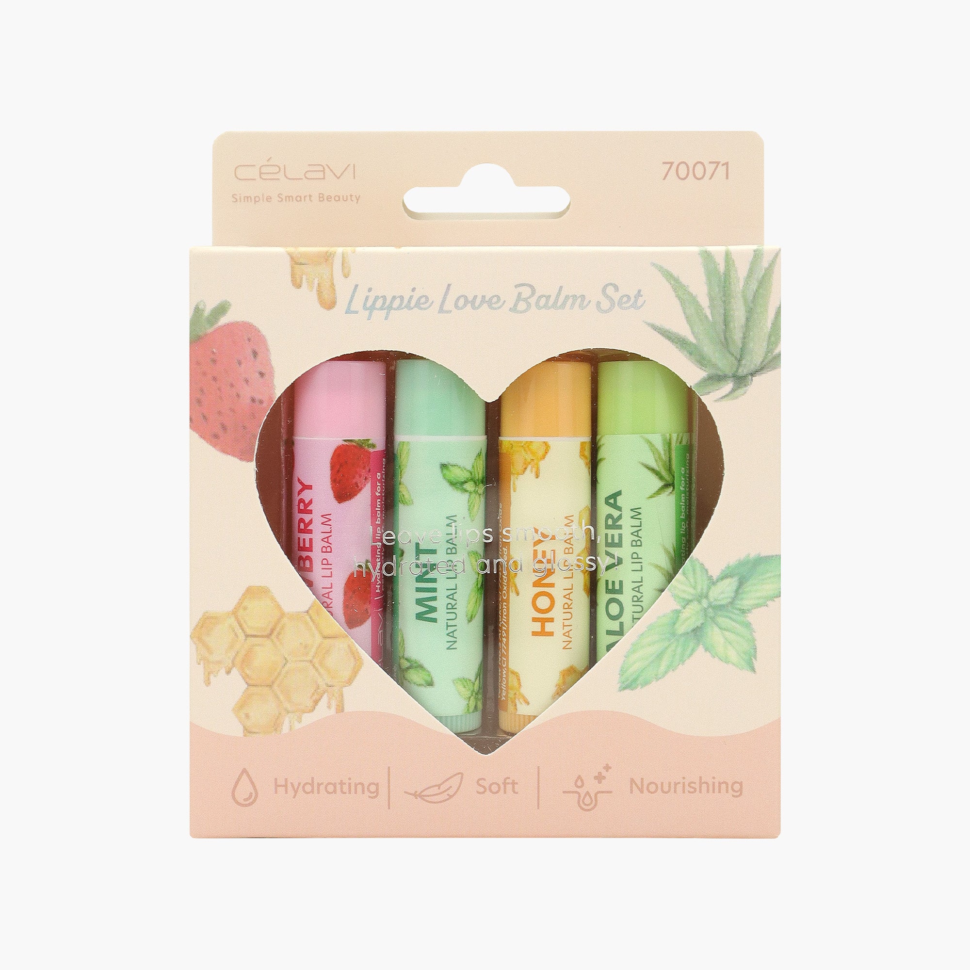 4PC LIP BALM SET