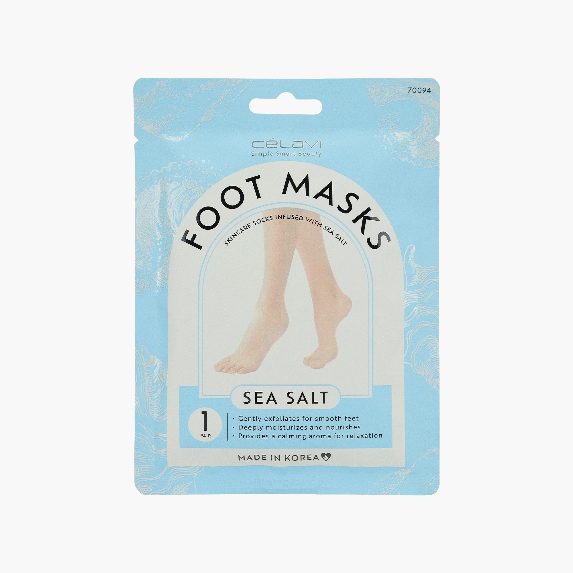 FOOT MASK SEA SALT 1 PAIR