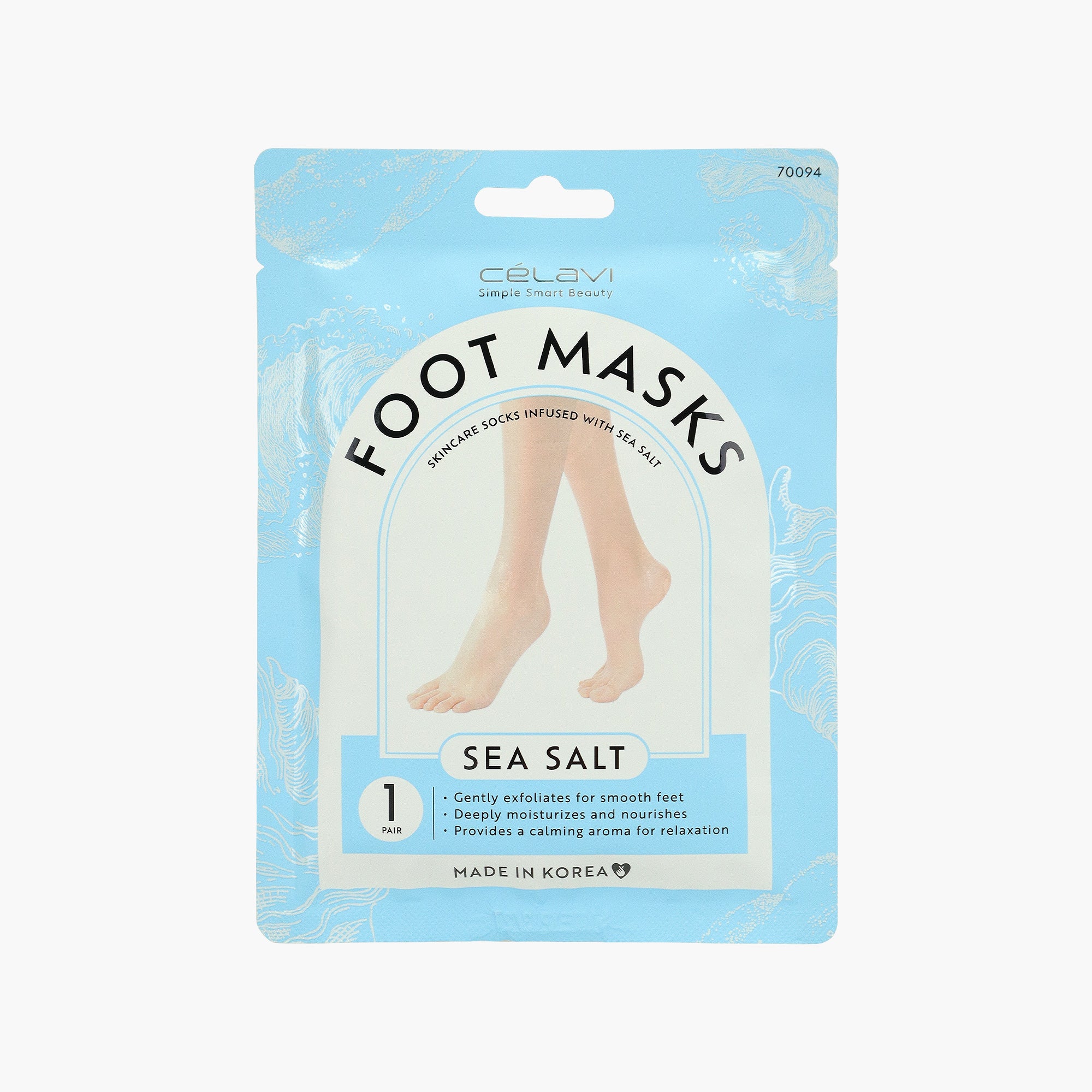 FOOT MASK SEA SALT 1 PAIR