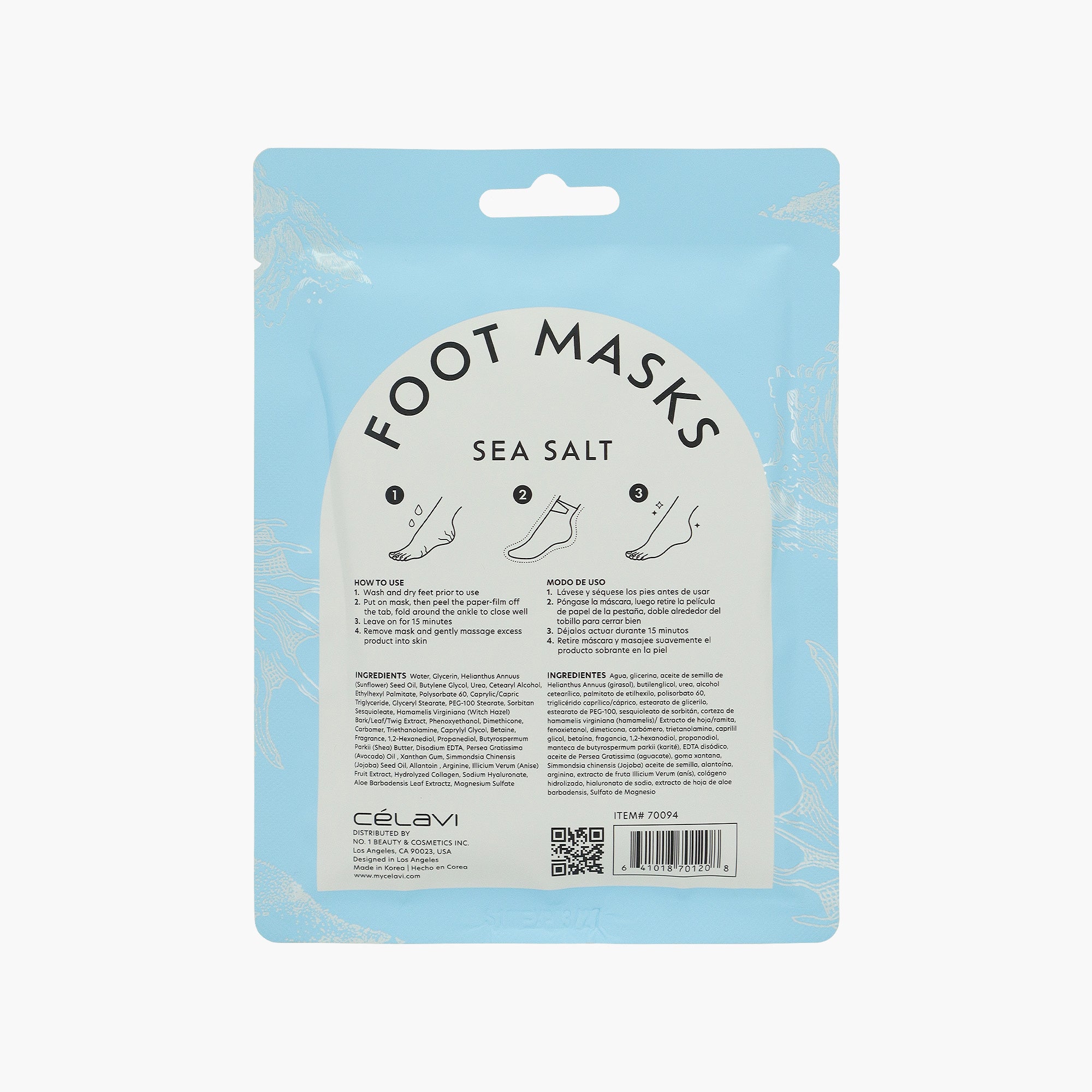 FOOT MASK SEA SALT 1 PAIR