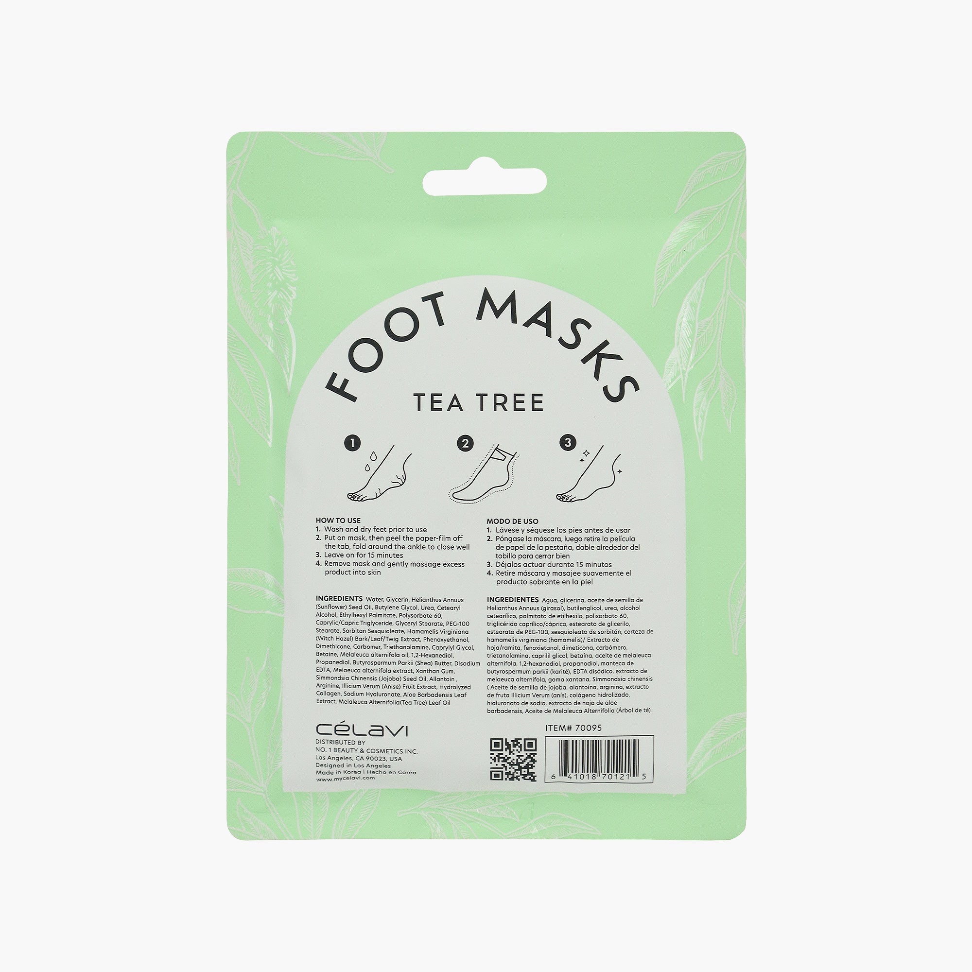 FOOT MASK TEA TREE 1 PAIR