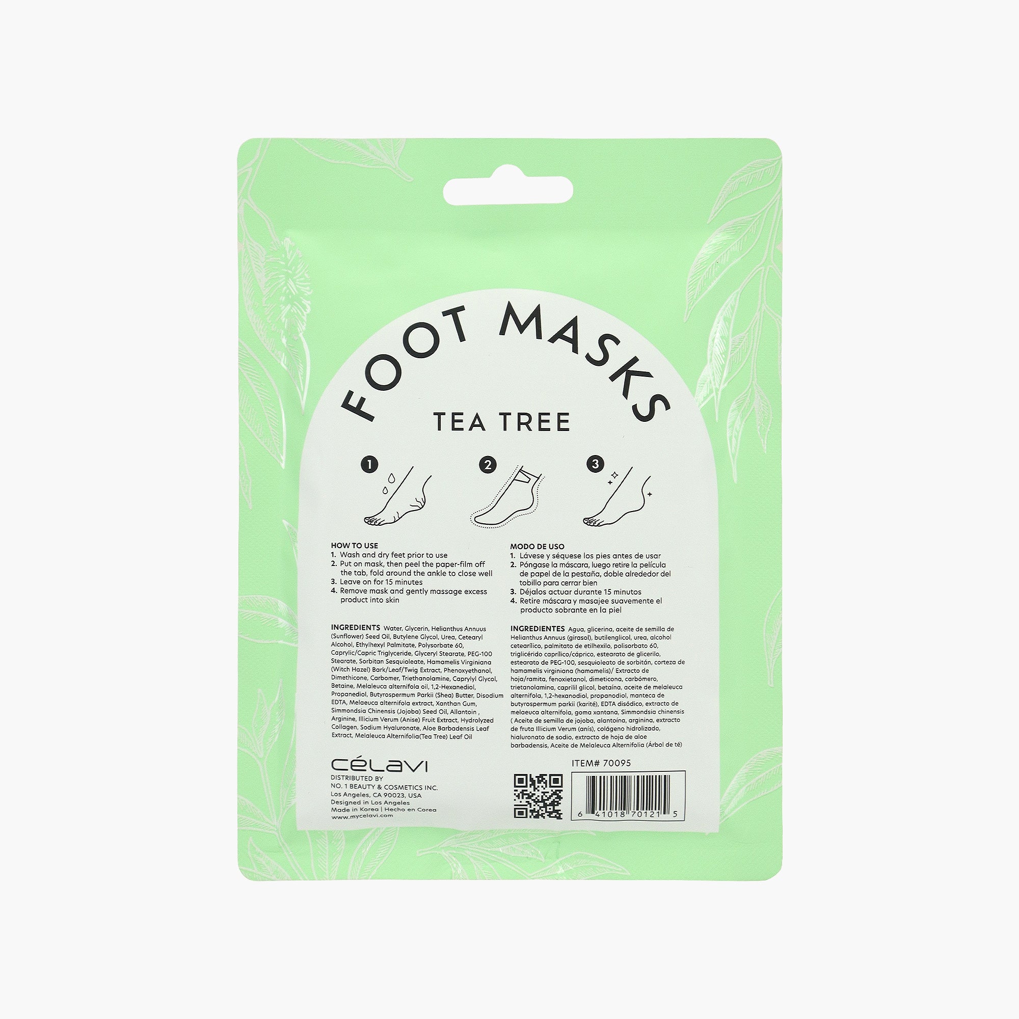 FOOT MASK TEA TREE 1 PAIR