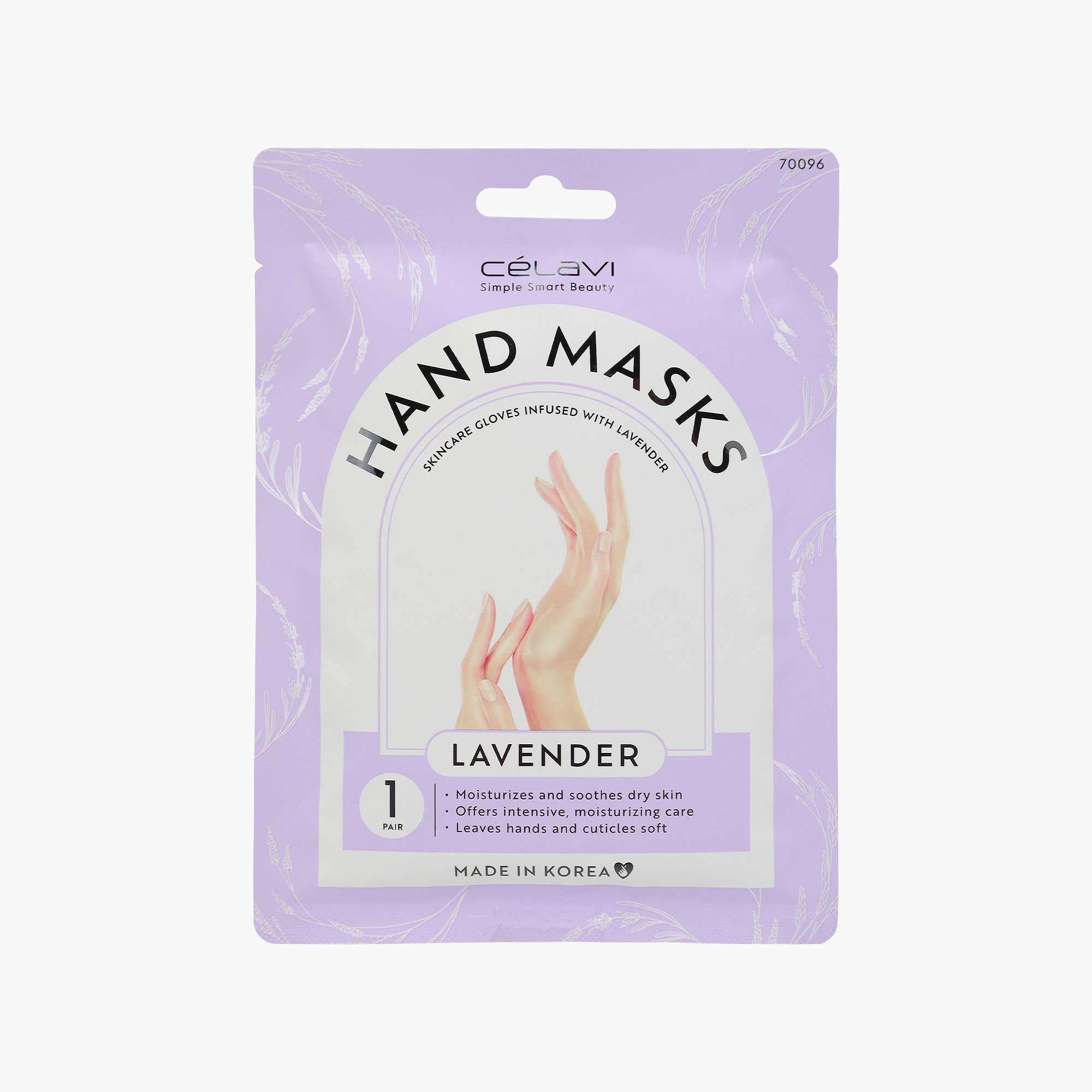 HAND MASK LAVENDER 1 PAIR