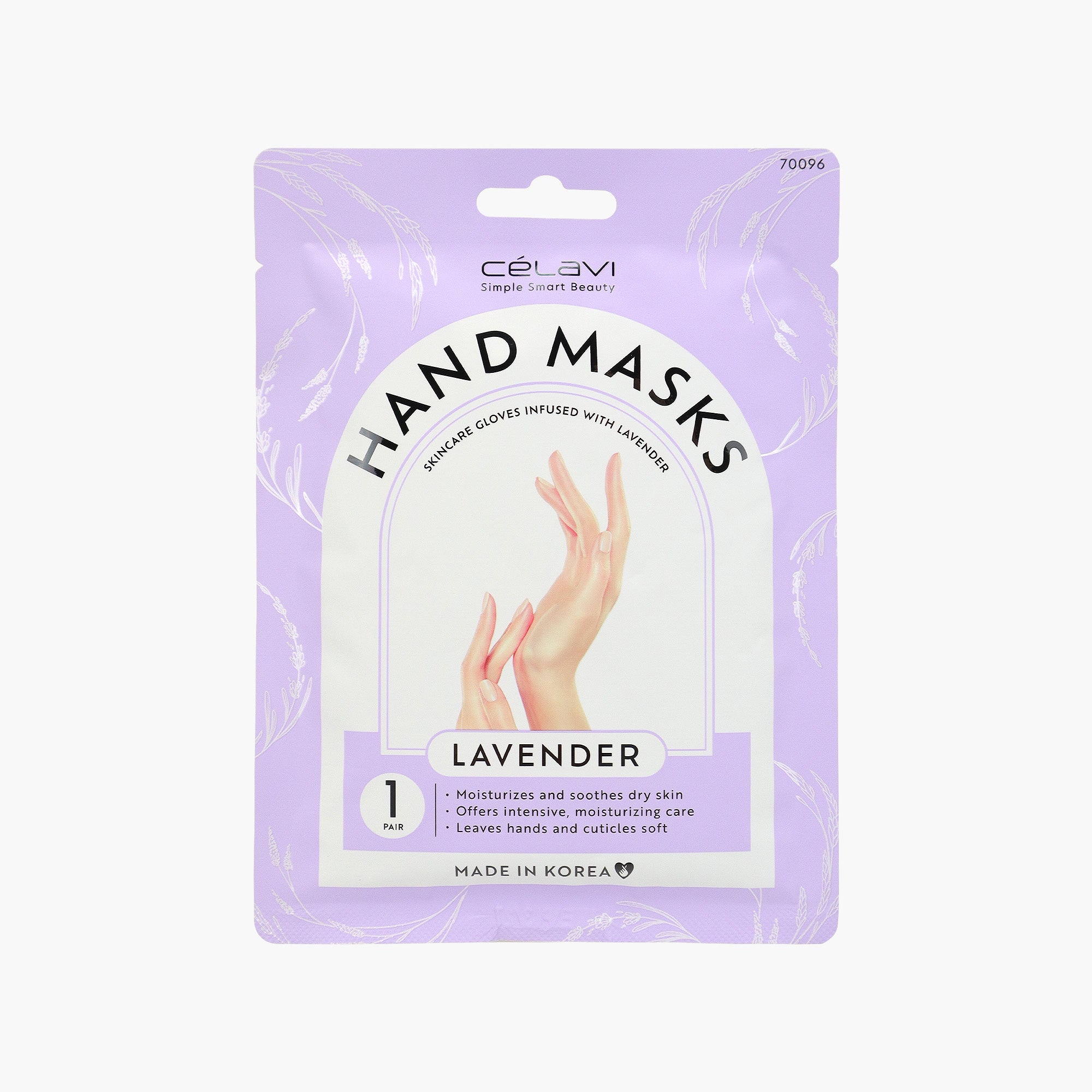 HAND MASK LAVENDER 1 PAIR