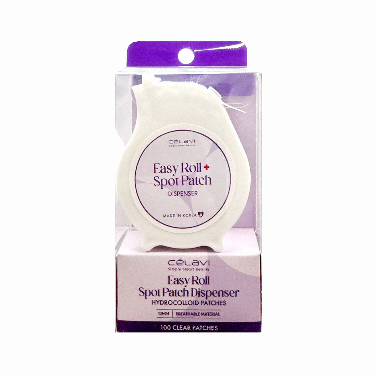 Celavi Everyday 100 Piece Spot Patch Dispenser Purple