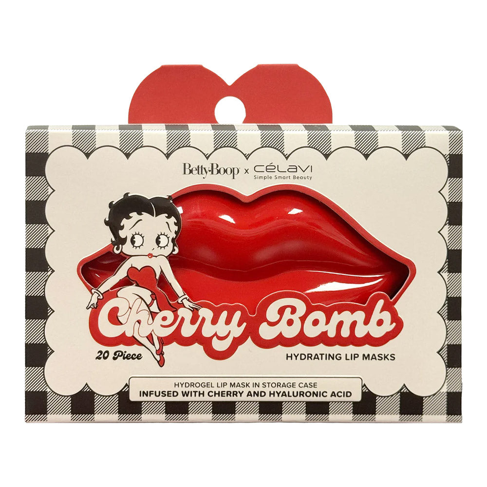 Ross Betty Boop V-Day 20 Piece Hydrogel Lip Mask in Container - Red