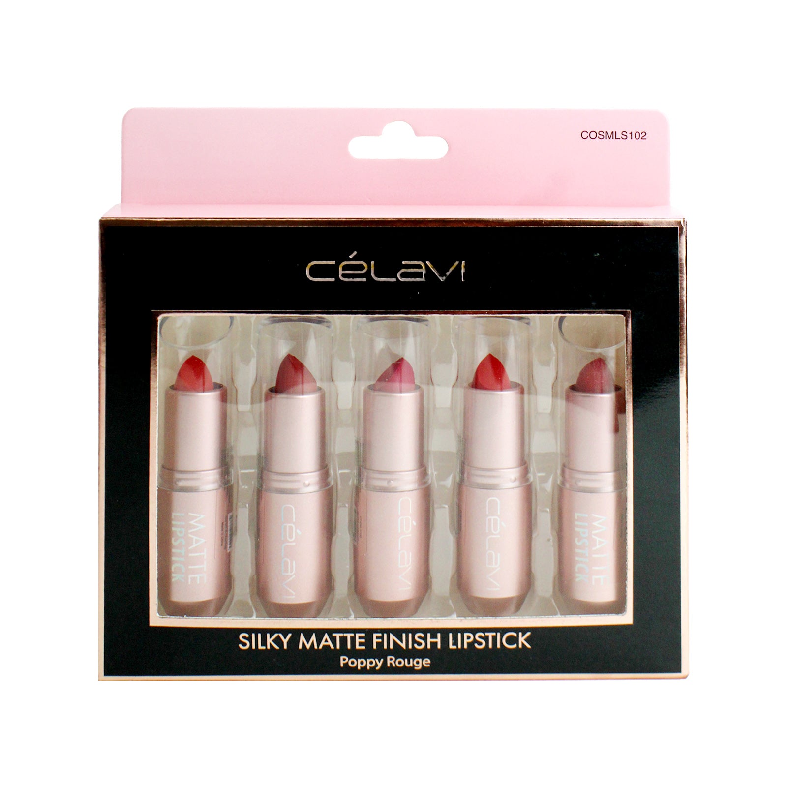 5PC POPPY LIPSTICK
