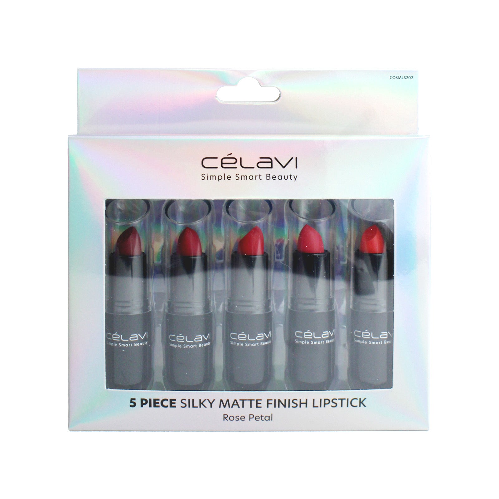 Burlington 5 Piece Lipstick Set Ruby Rouge