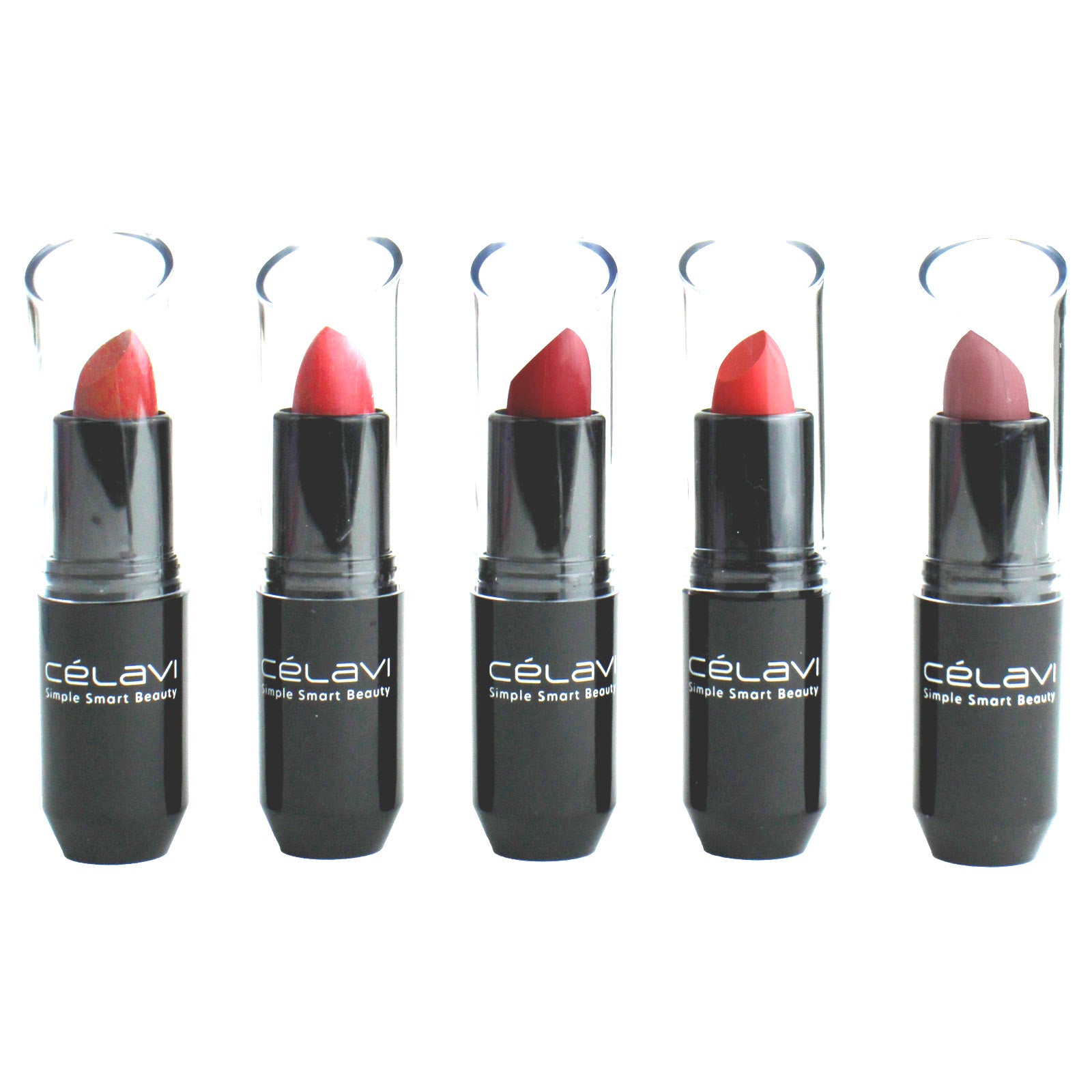Burlington 5 Piece Lipstick Set Ruby Rouge
