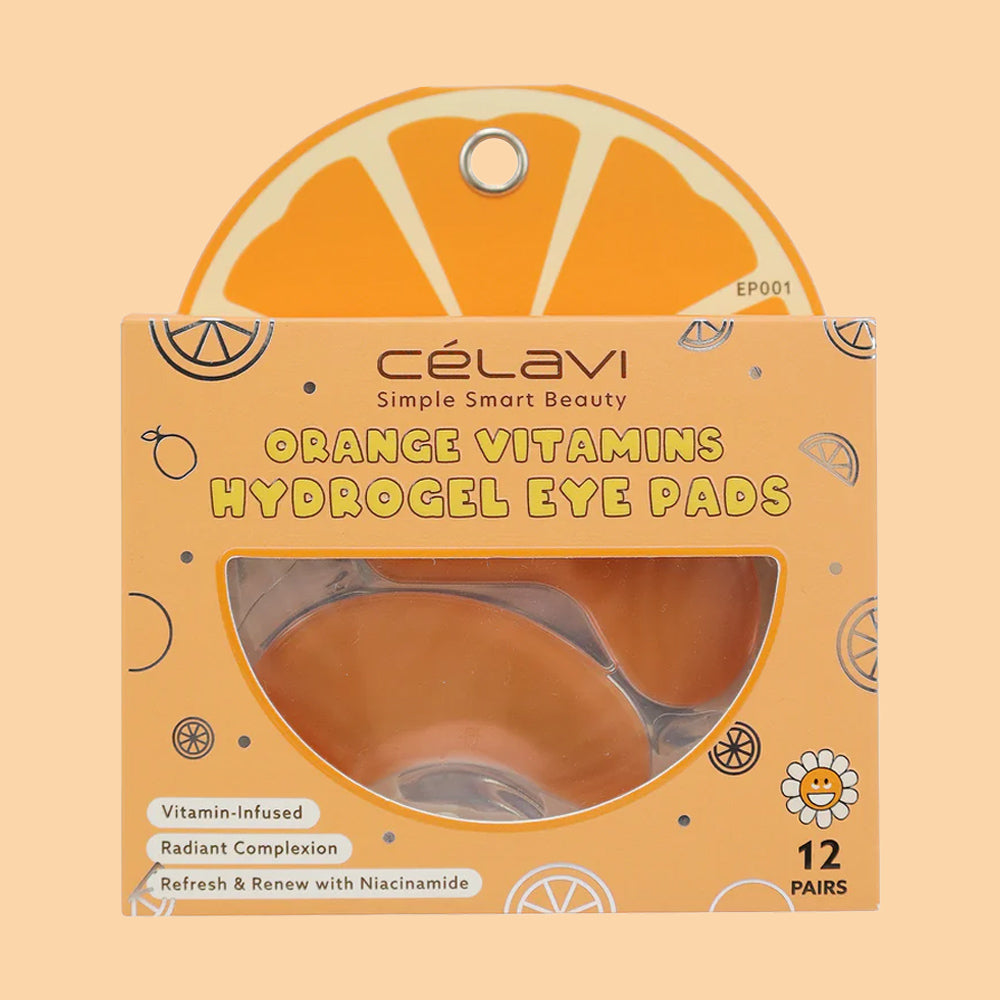 12 PAIRS HYDROGEL EYA PADS - ORANGE