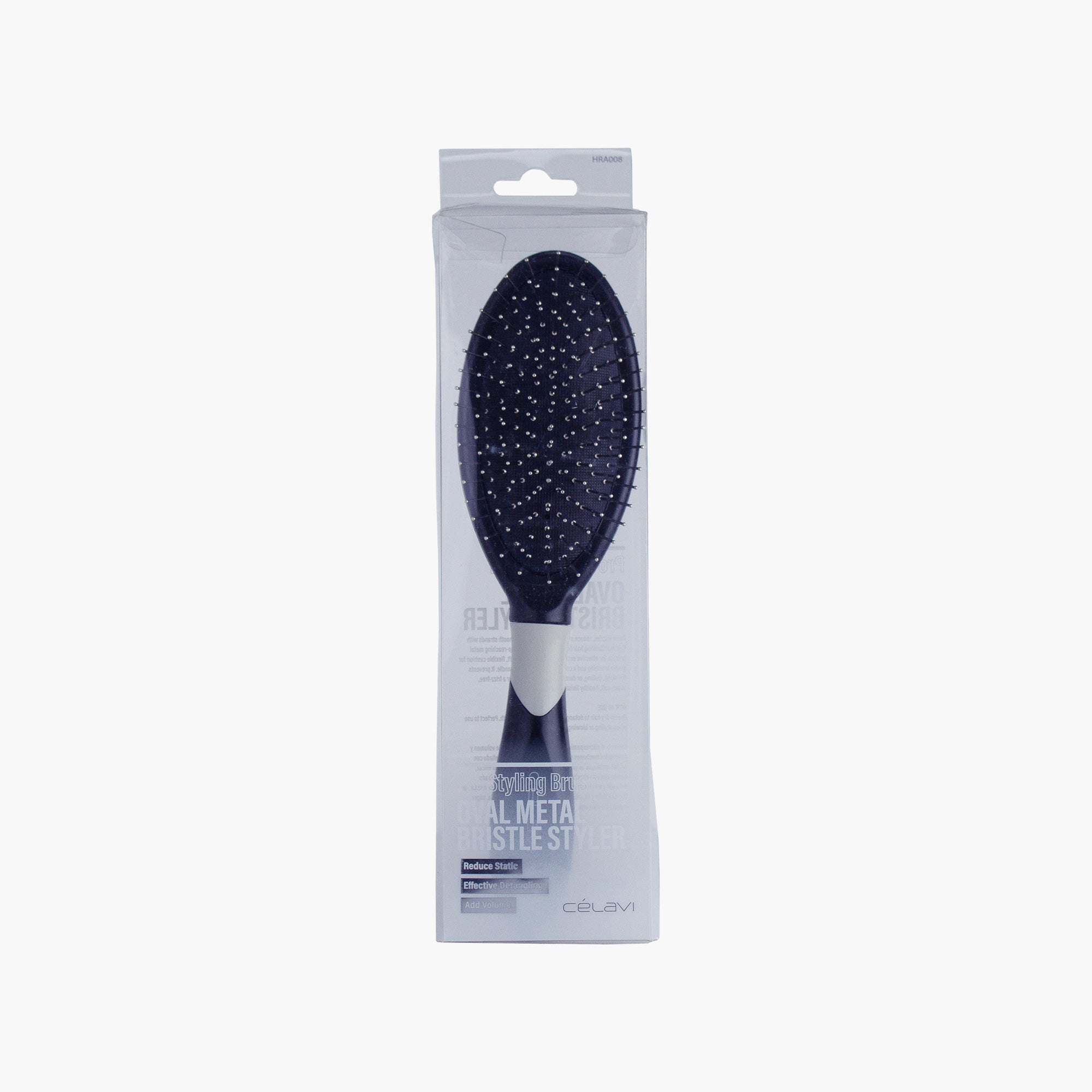 METAL PIN HAIR BRUSH OVAL