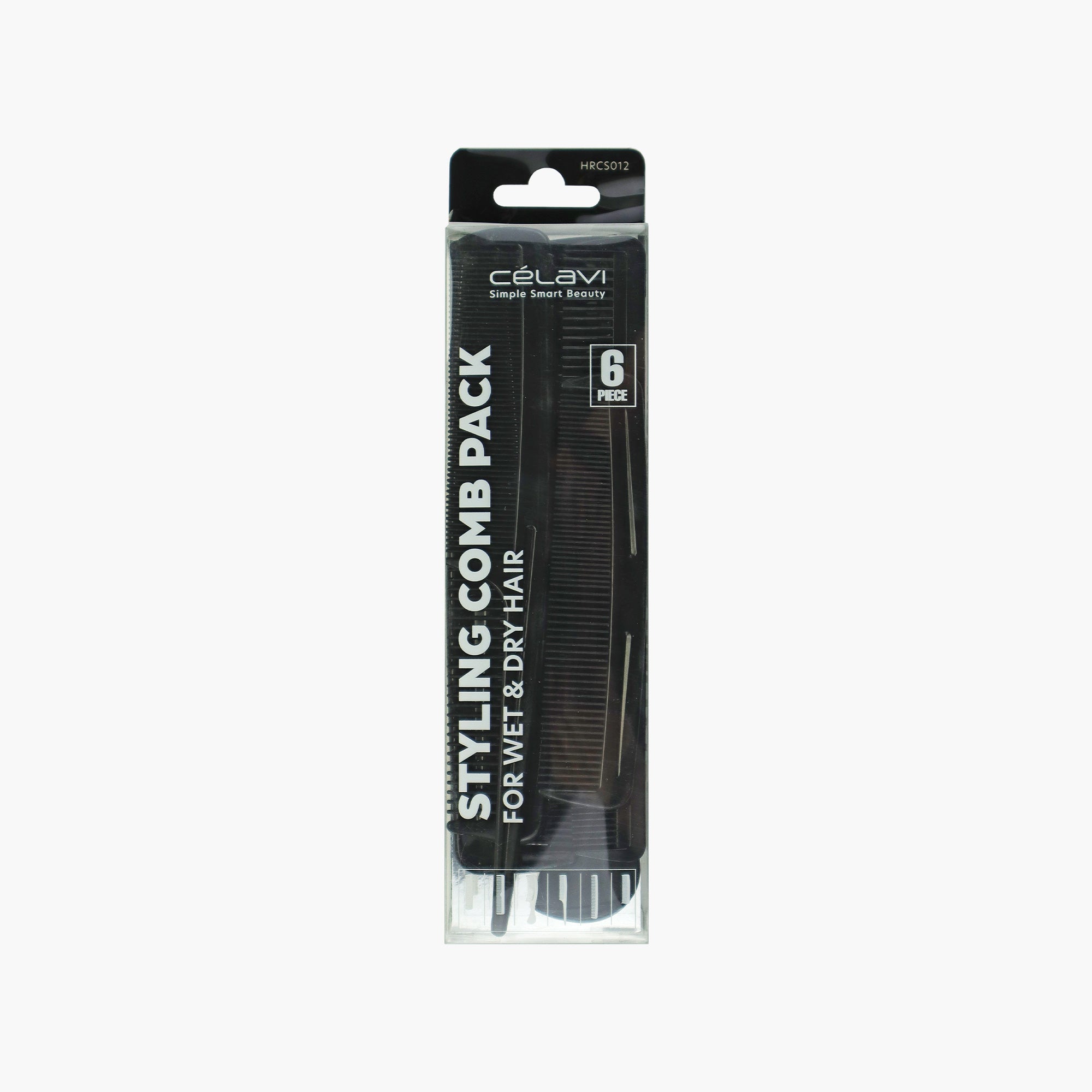 6PC BLACK COMB PACK