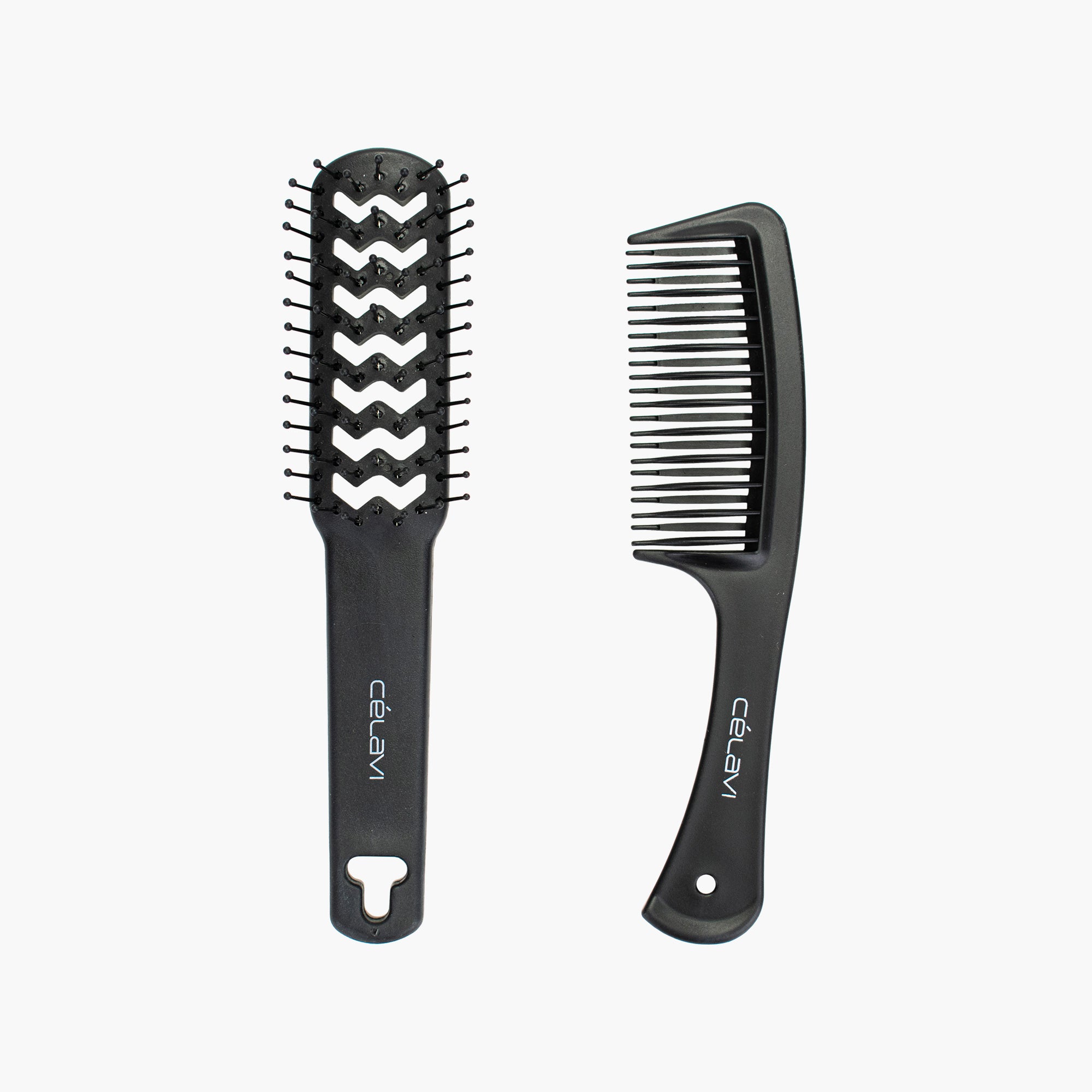 VENTED BRISTLE BRUSH W/ COMB