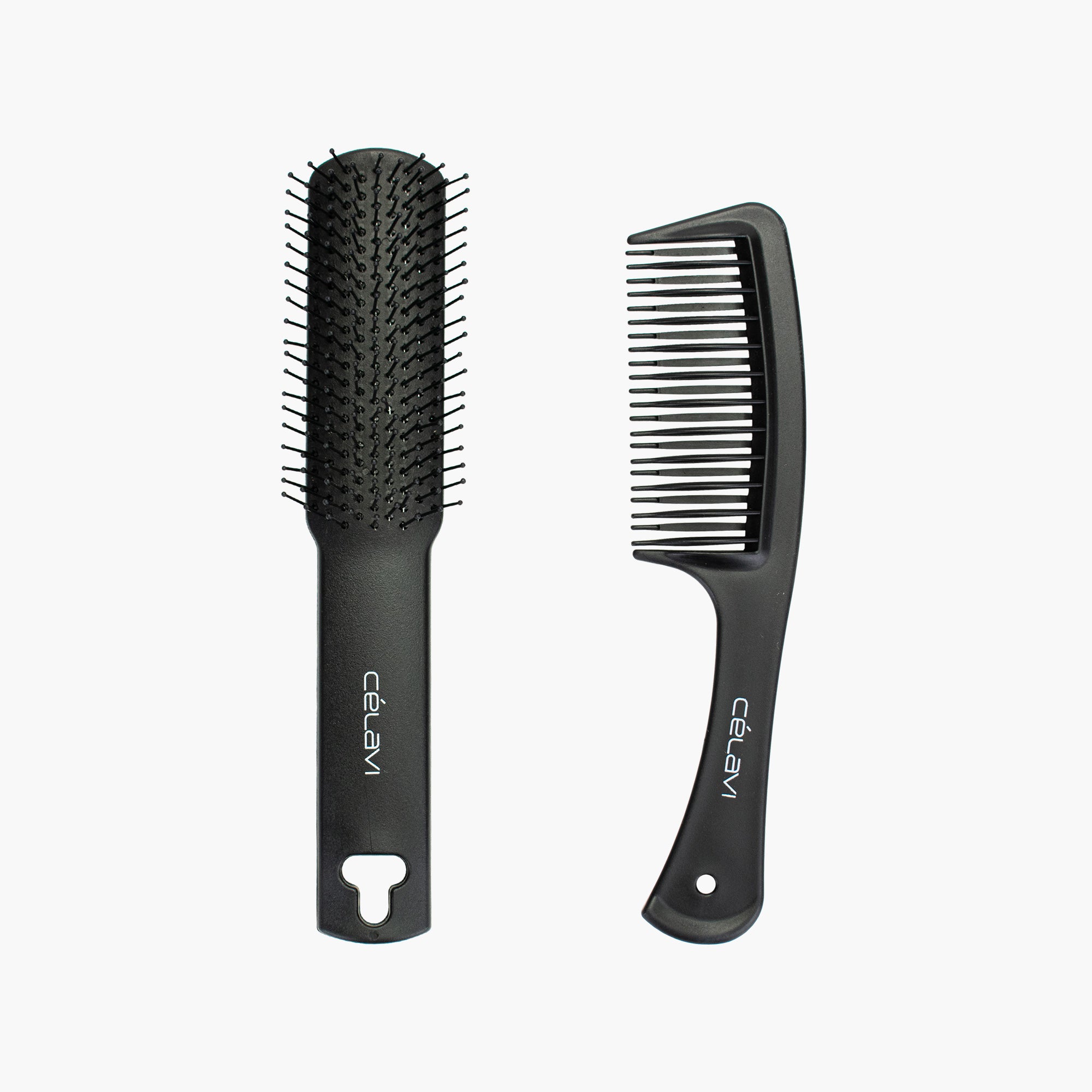 THIN PADDED BRUSH W/ COMB