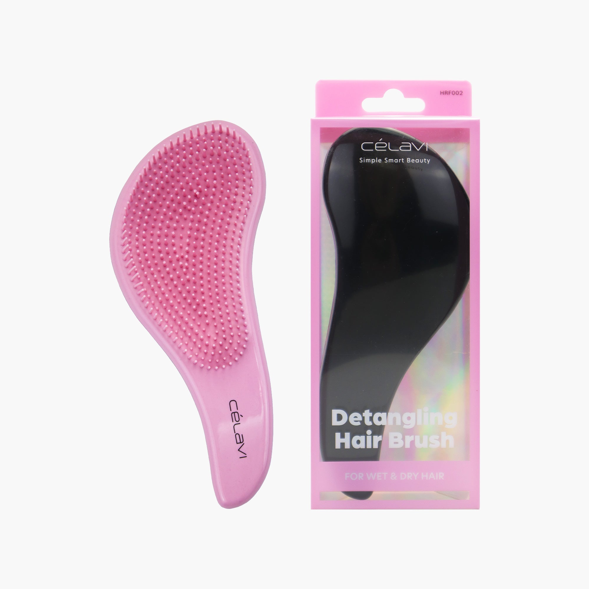 TANGLE-FREE SOLID BLACK PINK