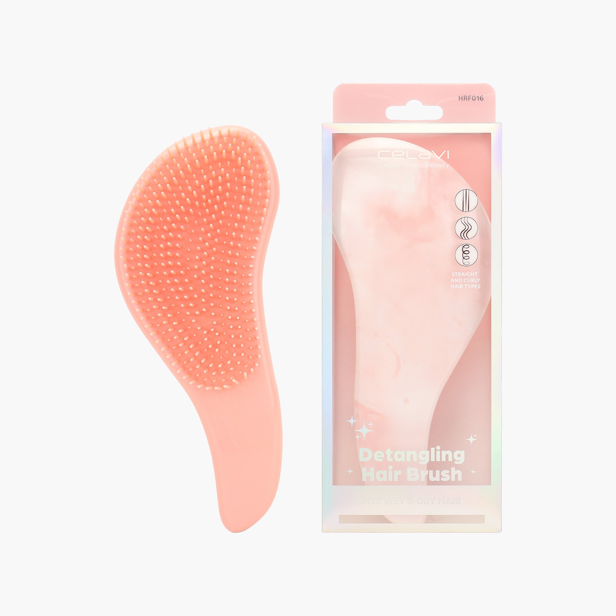 PINK WATERCOLOR DETANGLE BRUSH