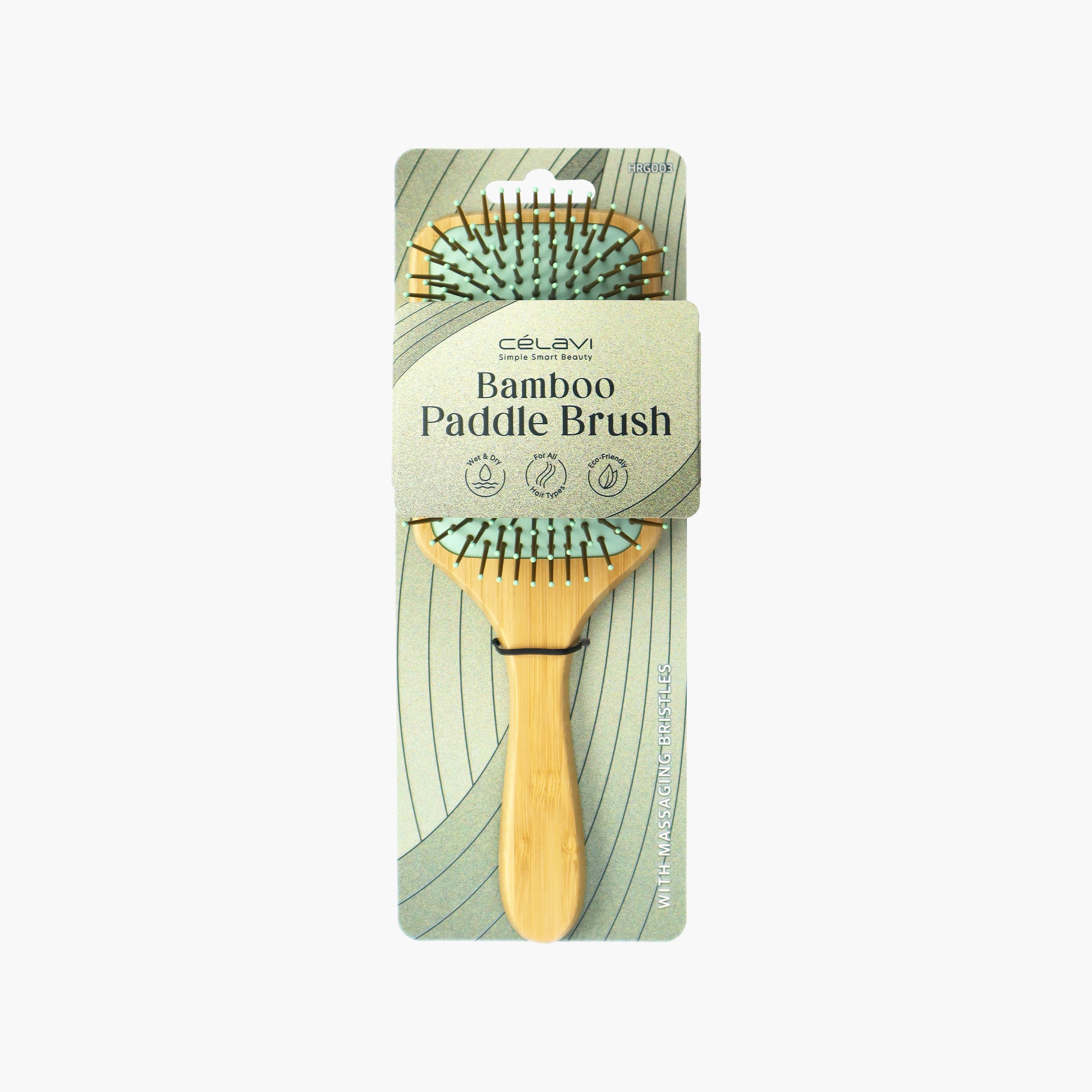 BAMBOO PADDLE BRUSH MINT