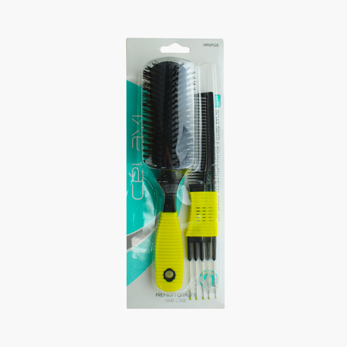 Bristle Brush w/ Metal Comb