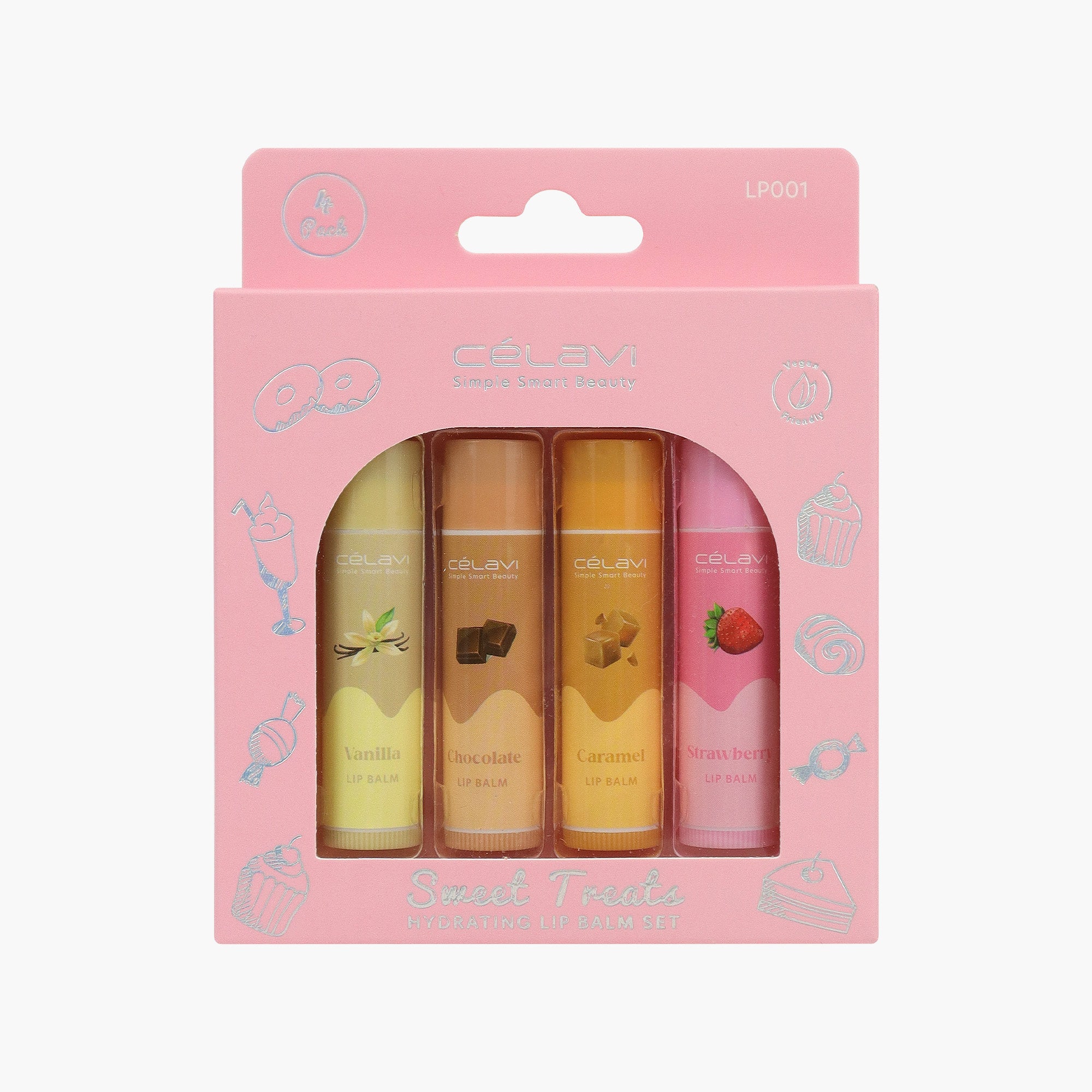 4PC LIP BALM SET