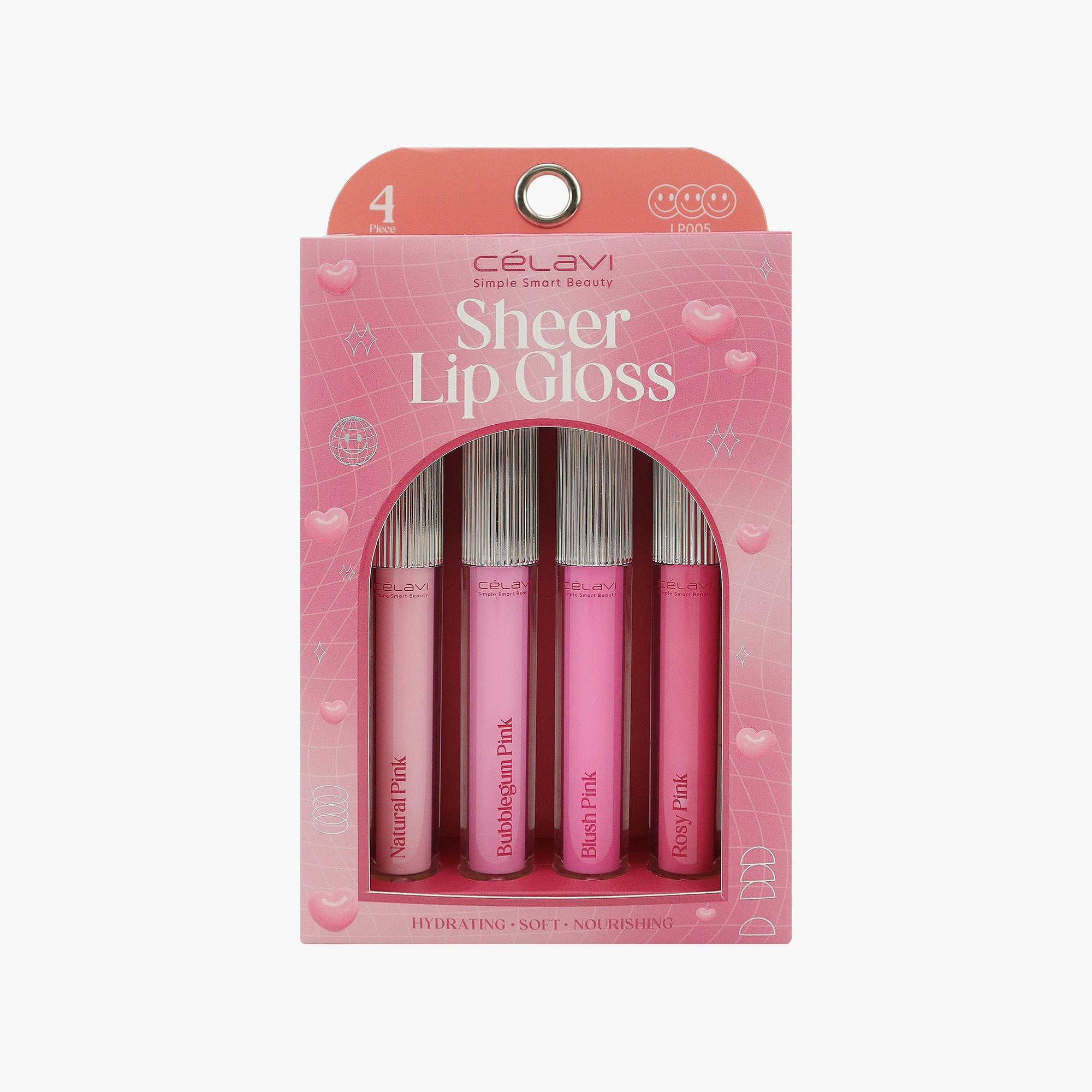 4PC LIP GLOSS SET