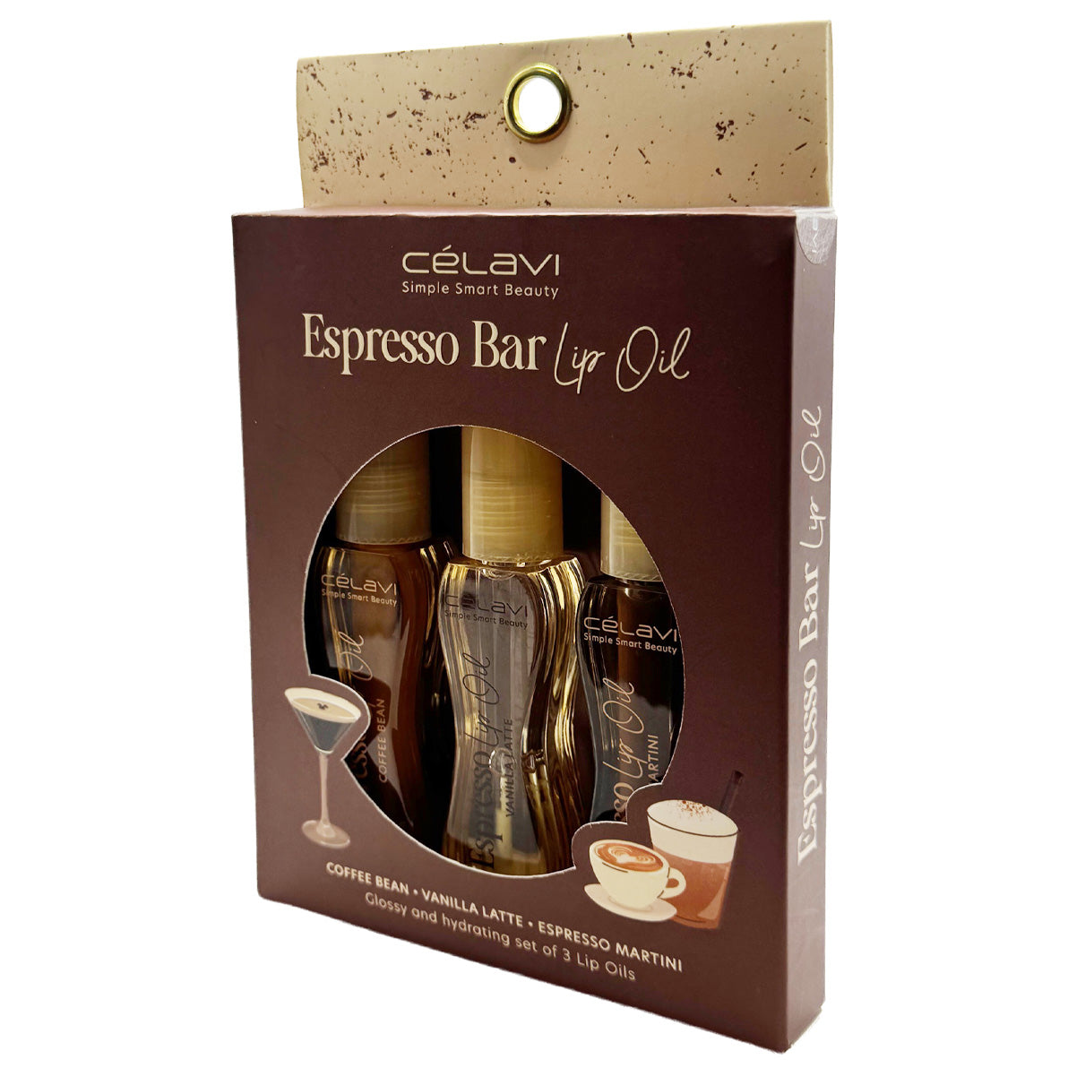 Celavi 3 Piece Lip Oil Espresso