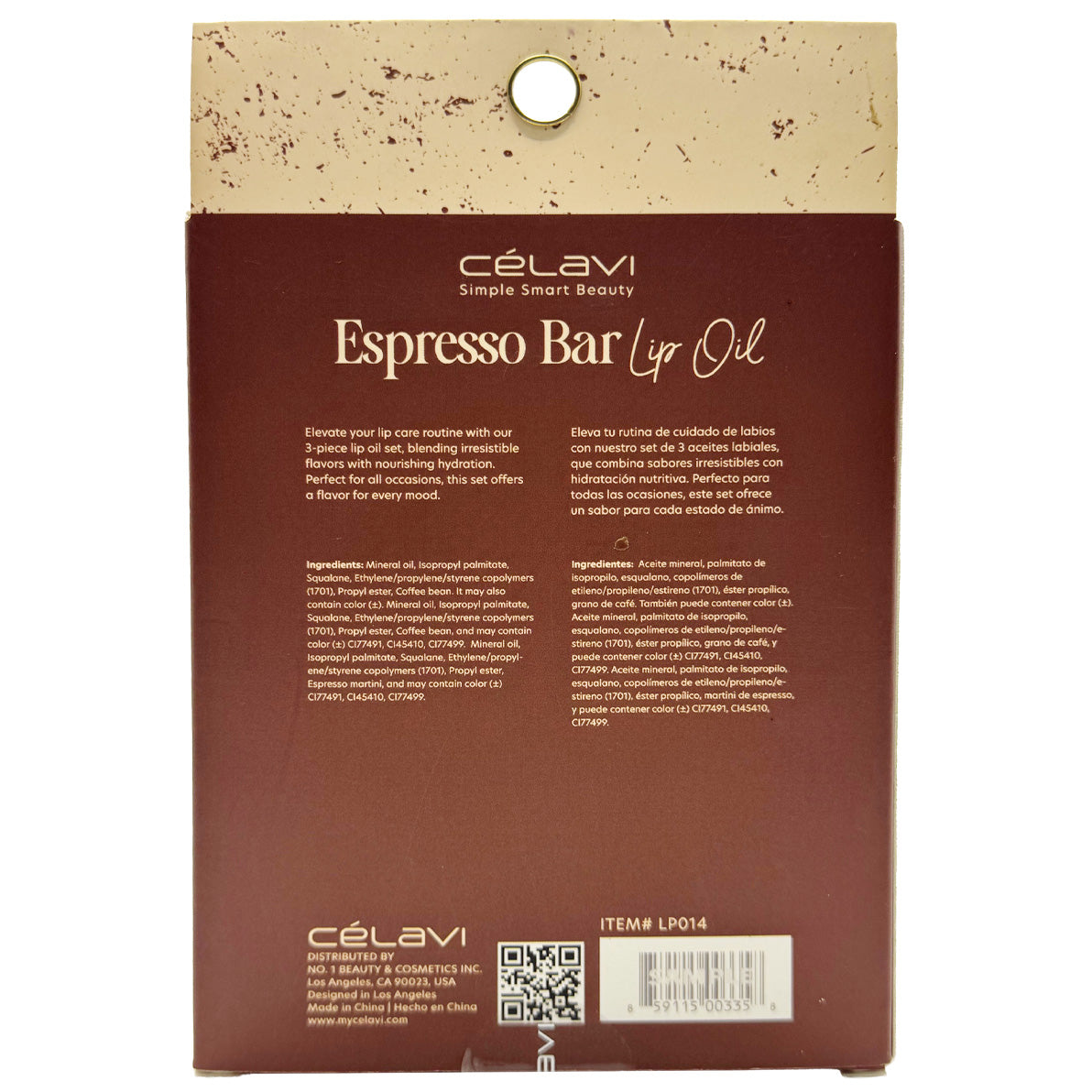 Celavi 3 Piece Lip Oil Espresso