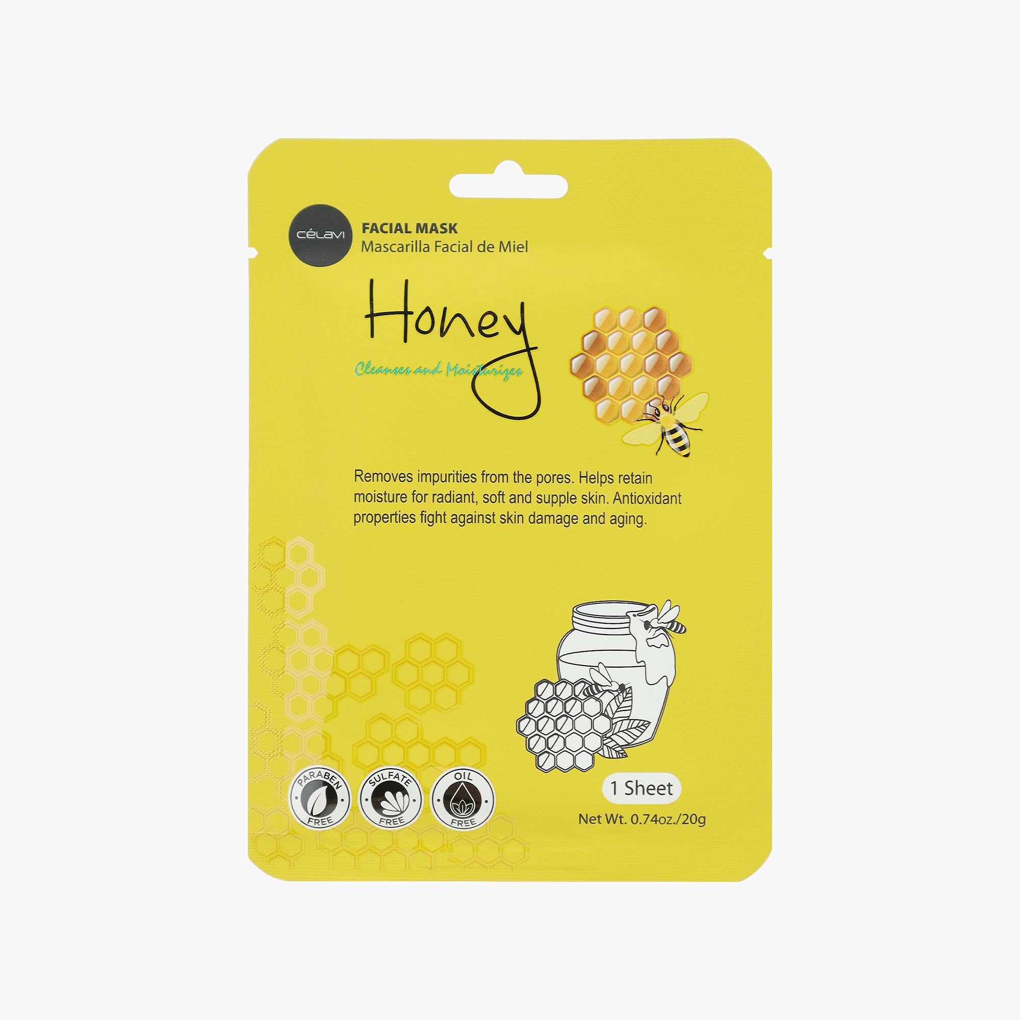 CÉLAVI MASK PACK HONEY 2/48 DZ