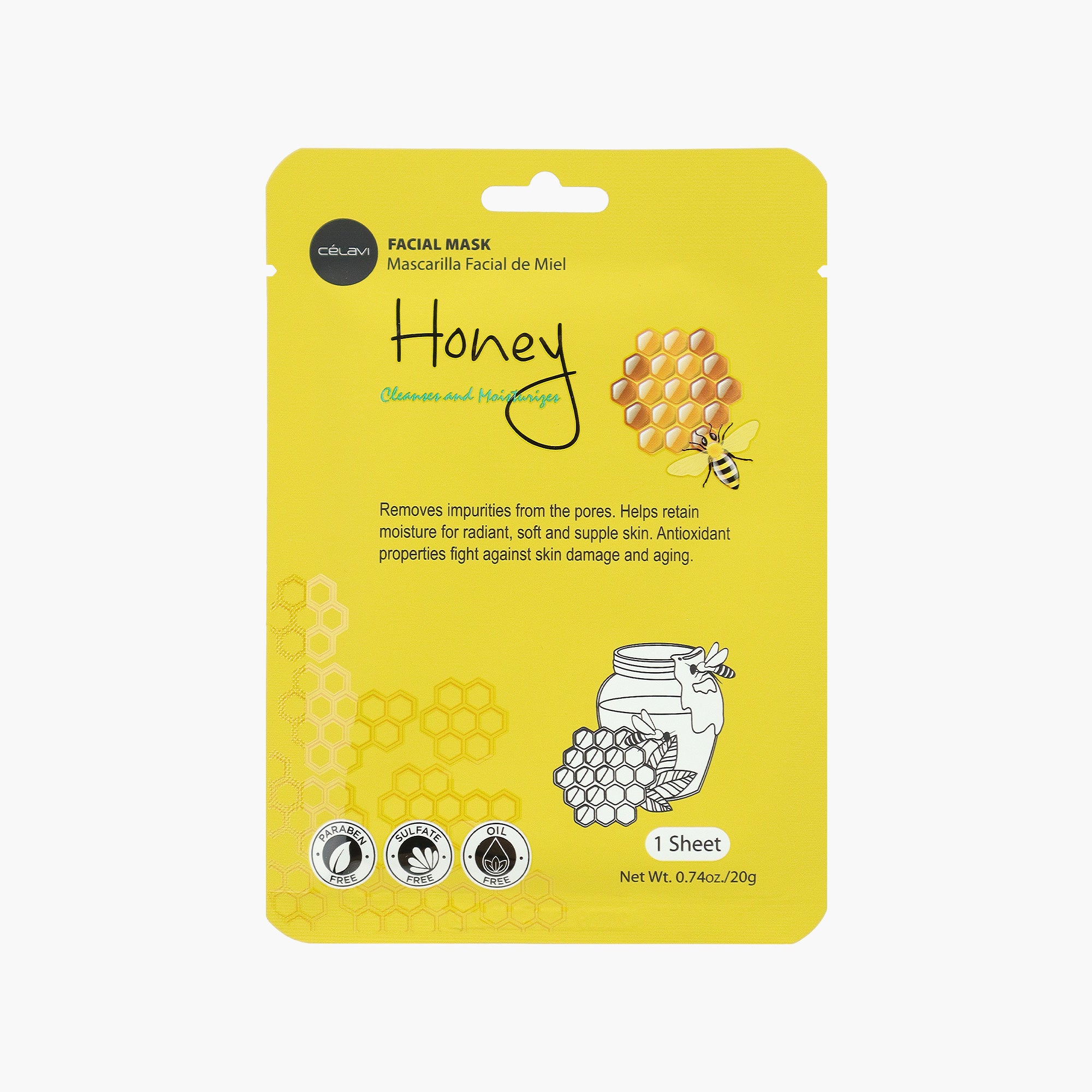 CÉLAVI MASK PACK HONEY