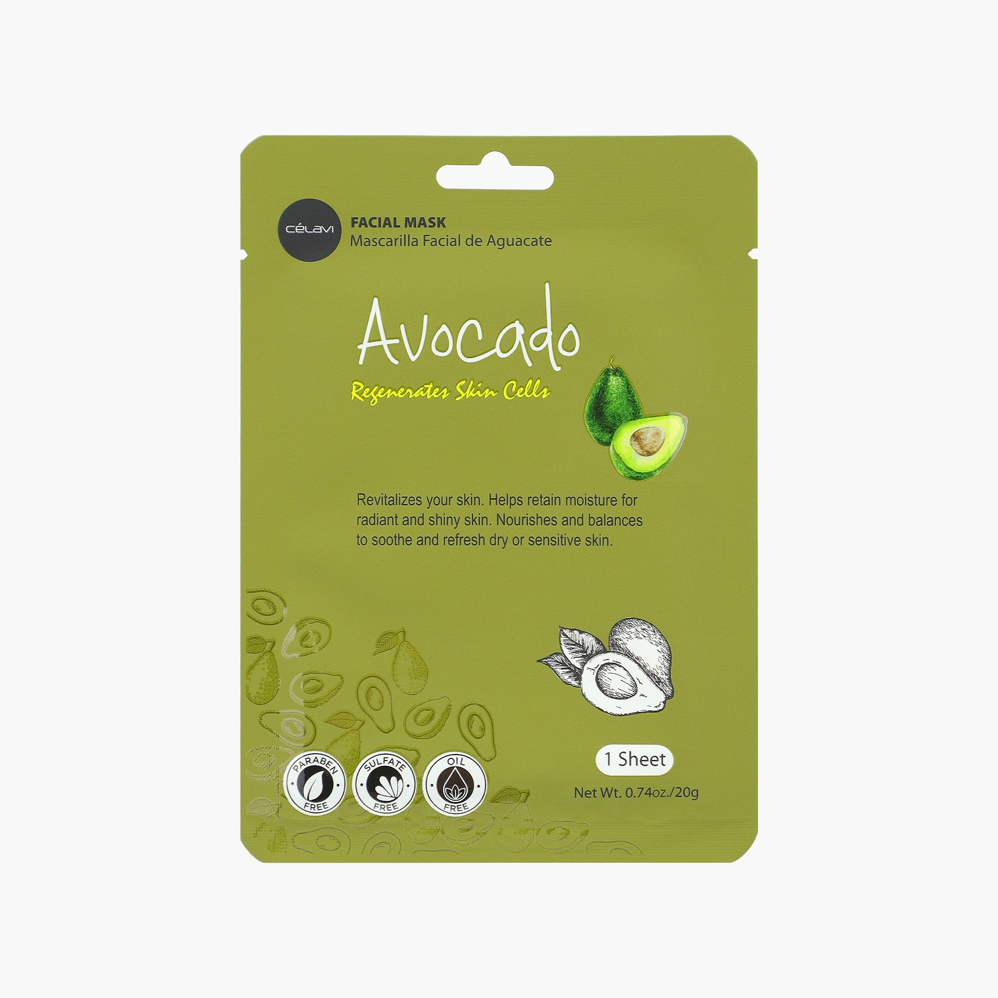 CÉLAVI MASK PACK AVOCADO