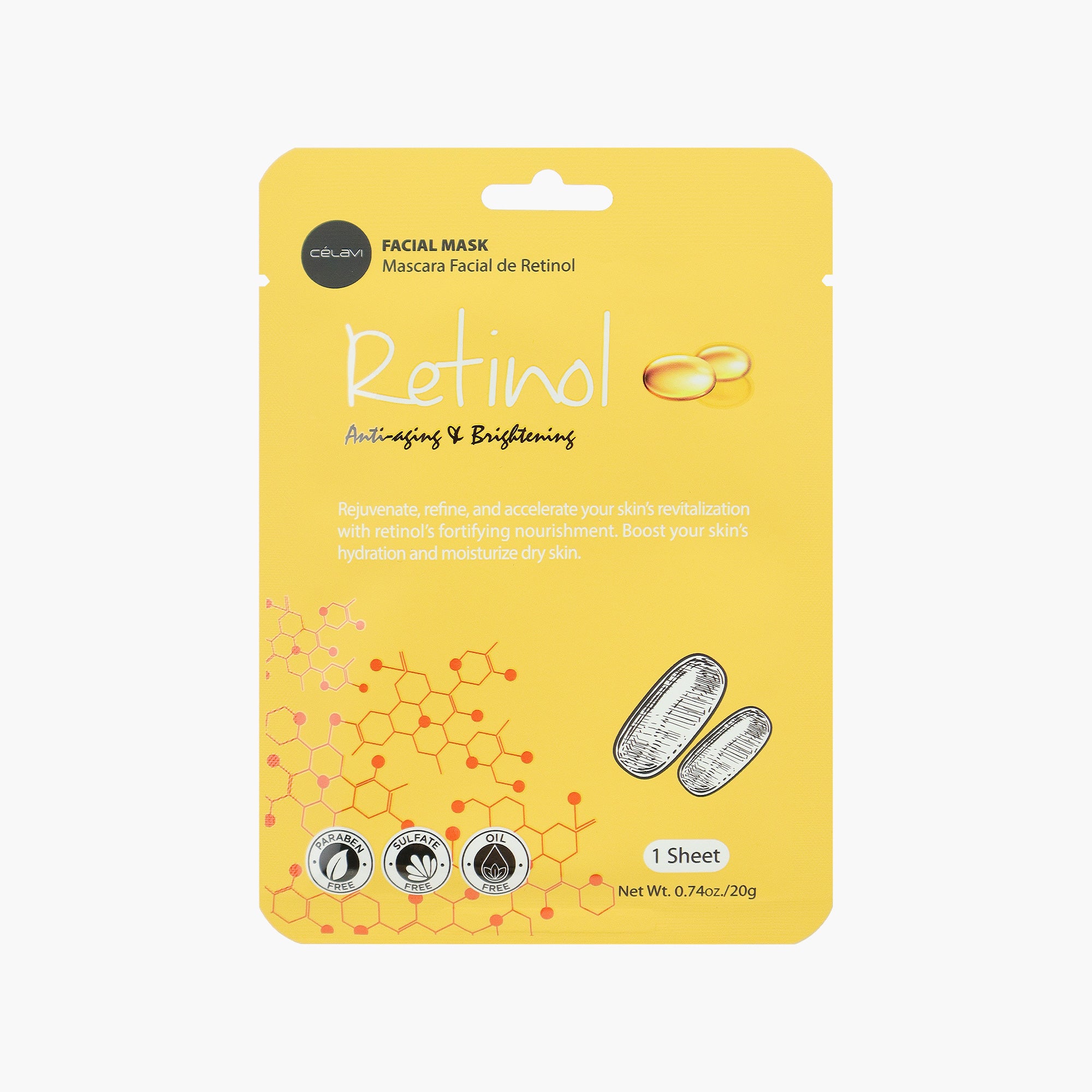 CÉLAVI MASK PACK RETINOL 2/48 DZ