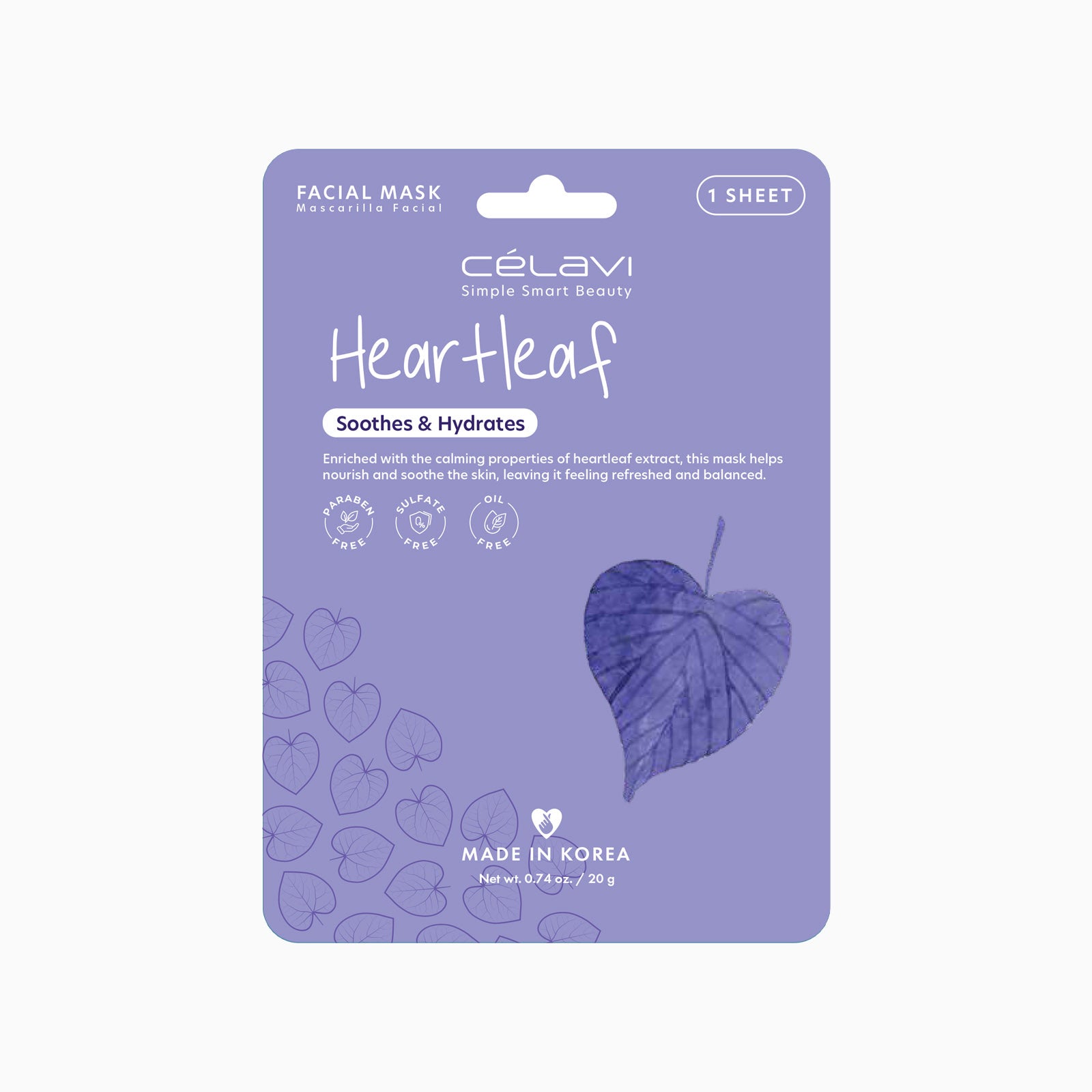 CEV MASK PACK HEARTLEAF