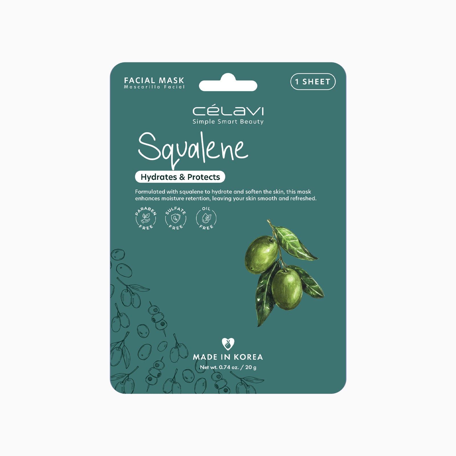CEV MASK PACK SQUALENE