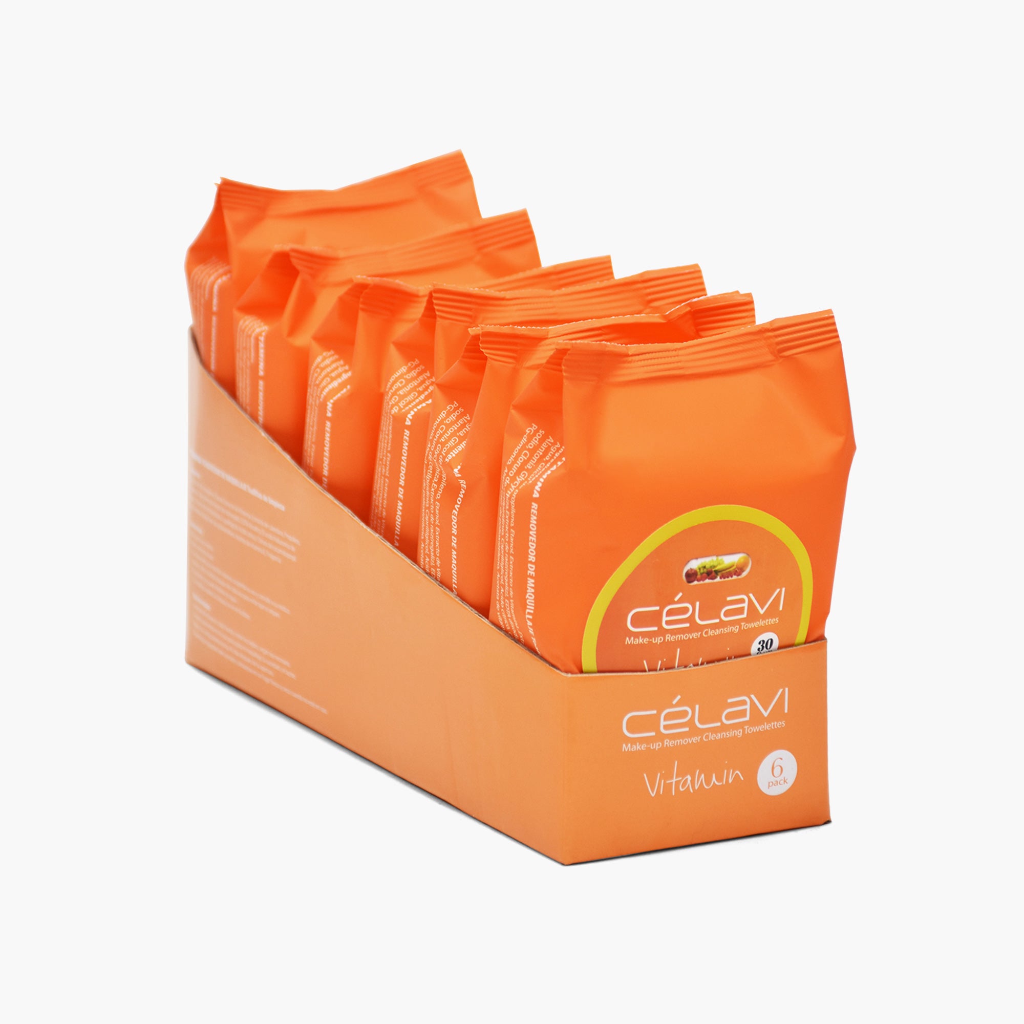 CÉLAVI CLEANSING TISSUE VITAMIN 6PK