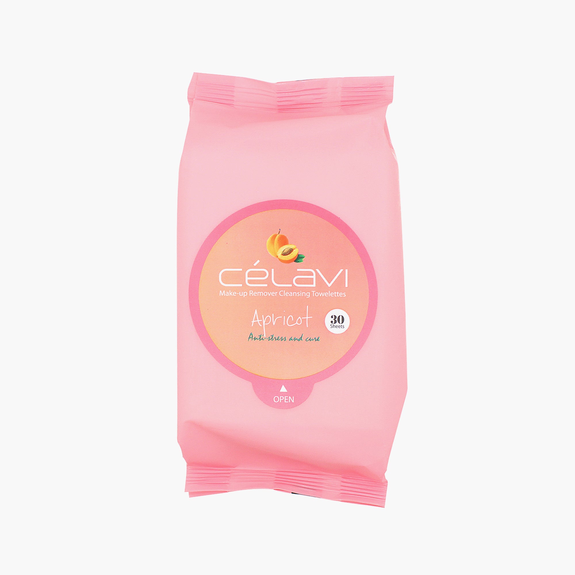 CÉLAVI CLEANSING TISSUE APRICOT 6PK