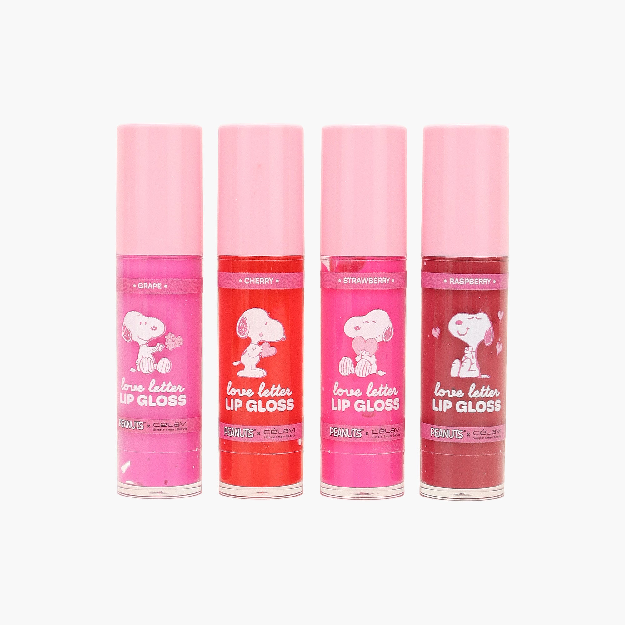 PEANUTS (V-DAY) 4PC LIP GLOSS SET