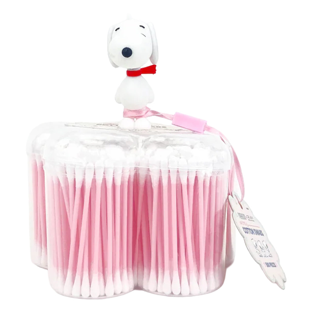 PEANUTS - 500 PC COTTON SWABS IN ACRYLIC CONTAINER