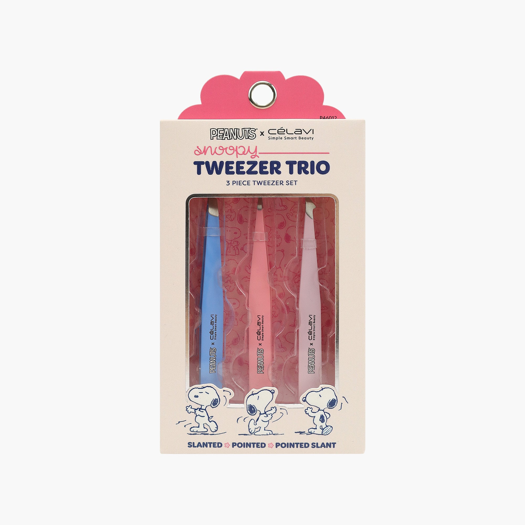 PEANUTS 3PC TWEEZER SET