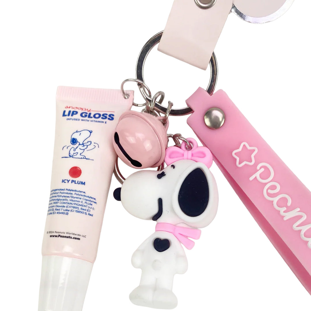 PEANUTS - LIP GLOSS WITH KEYCHAIN