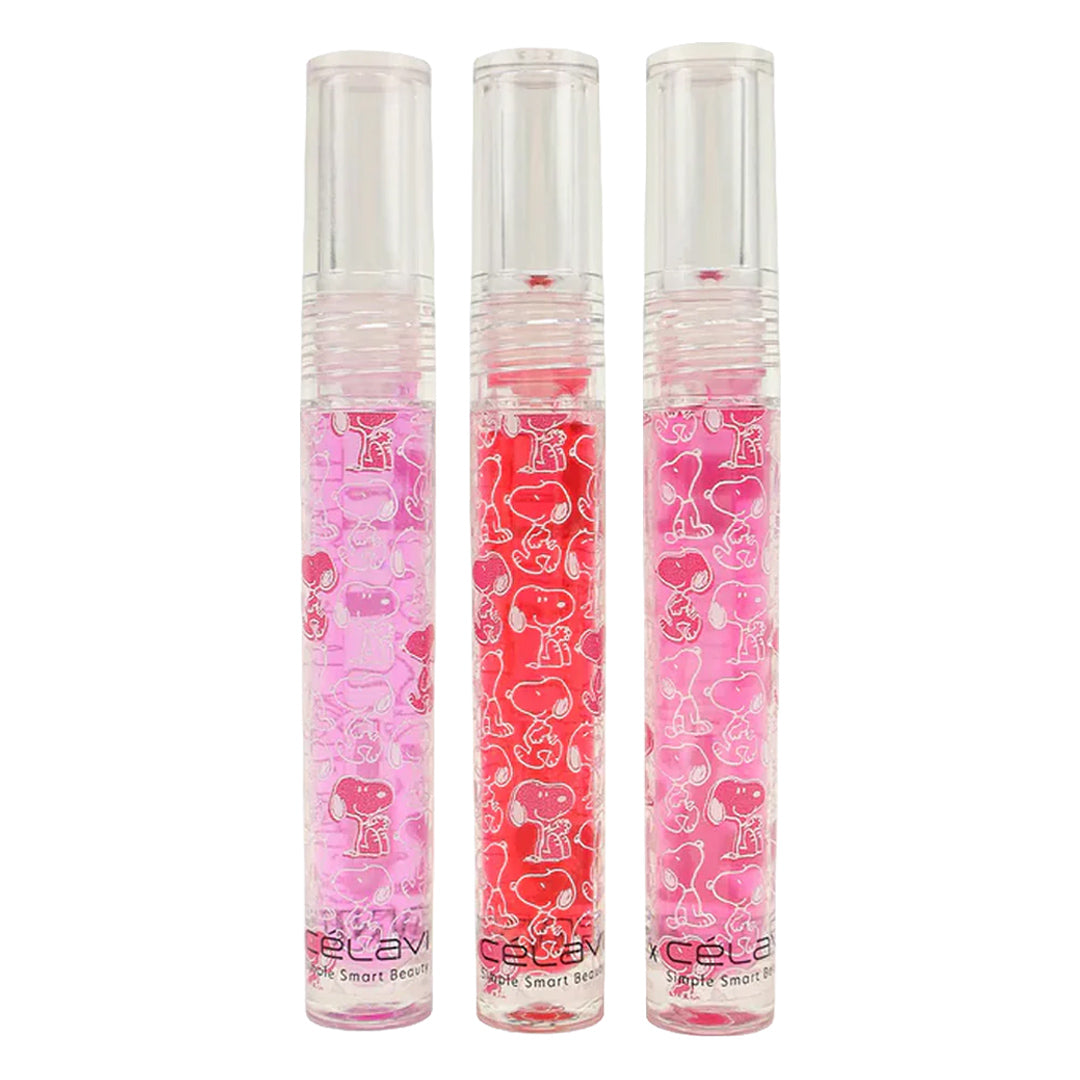 #P46017 - ACEITES LABIAL TEÑIDOS PEANUTS 3 PIEZAS