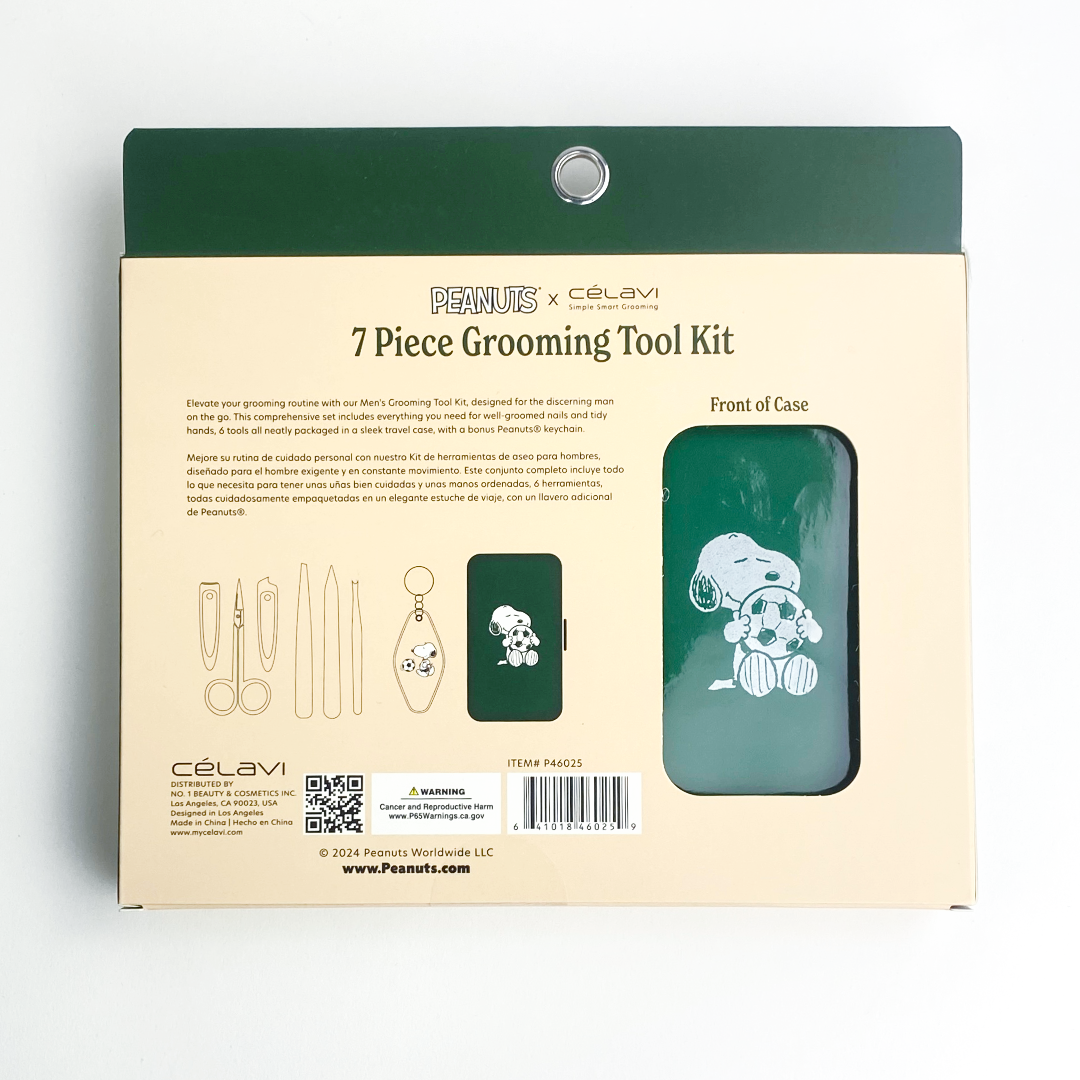PEANUTS 7 PIECE GROOMING TOOL KIT