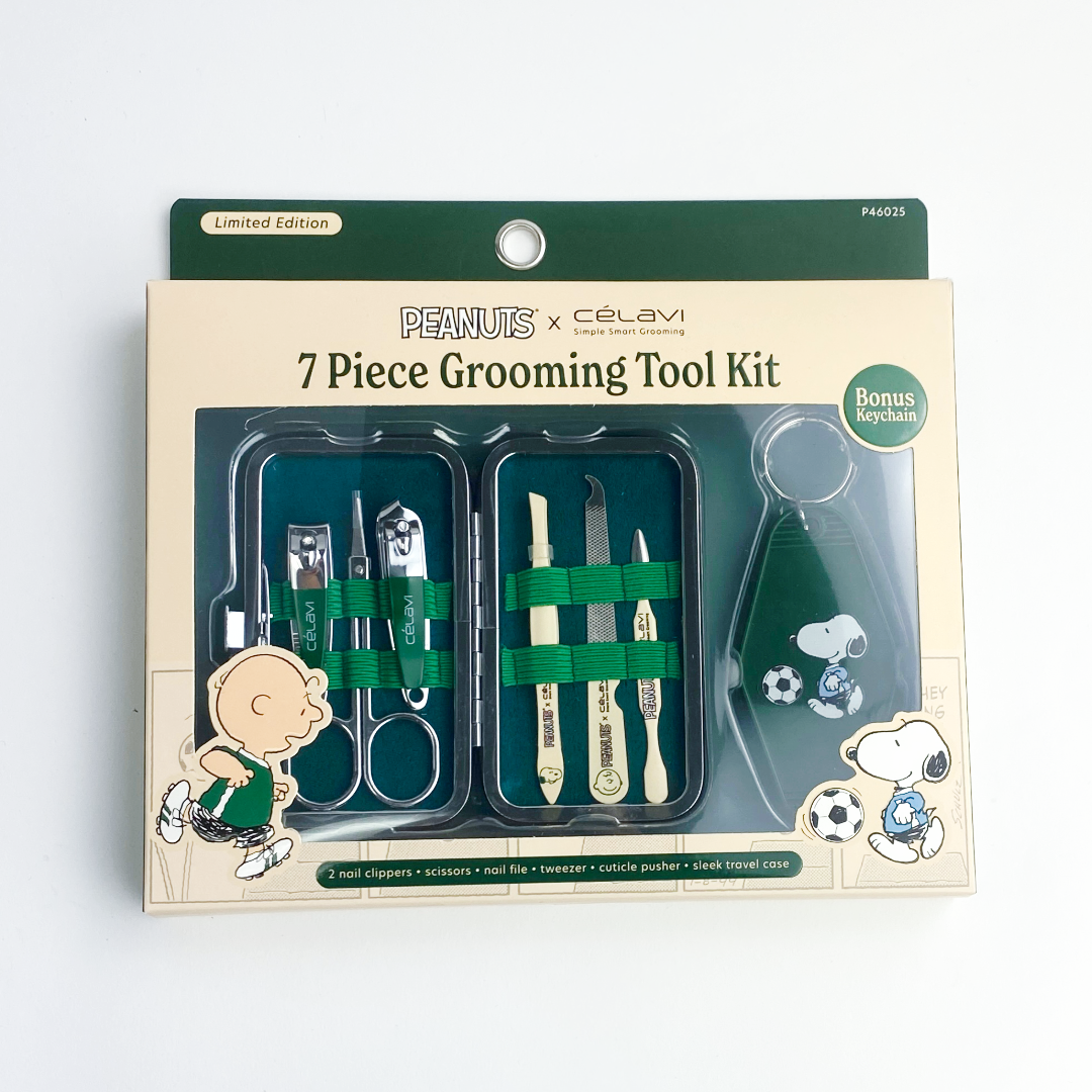 PEANUTS 7 PIECE GROOMING TOOL KIT