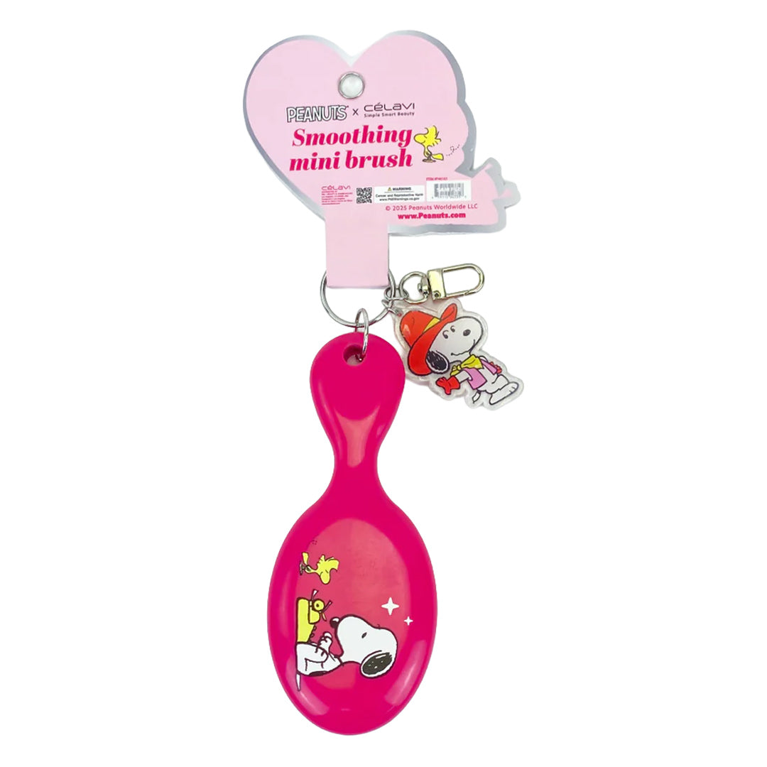 PEANUTS - 1PC MINI HAIR BRUSH WITH KEY CHAIN