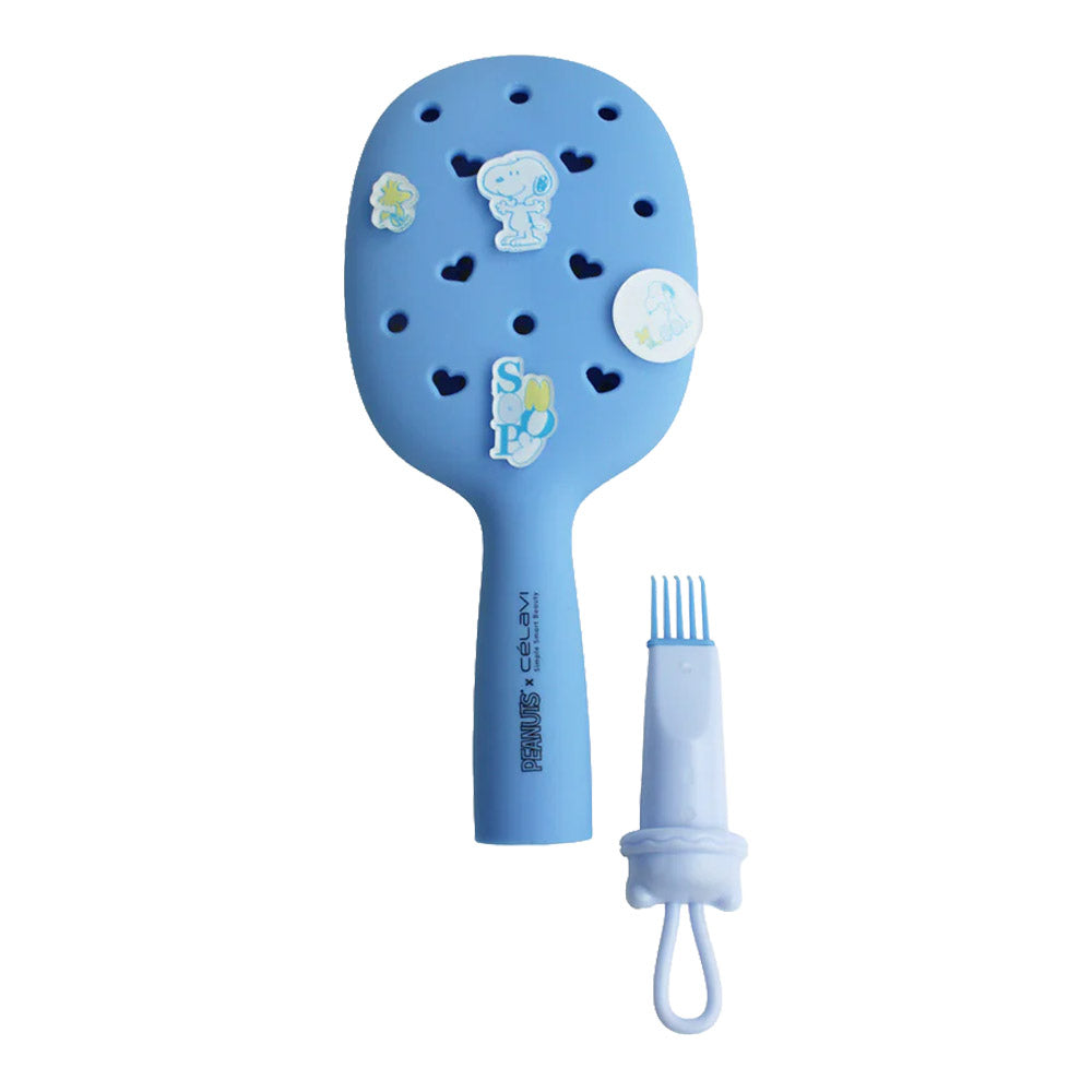 Celavi Peanuts Everyday Charm Hair Brush Blue