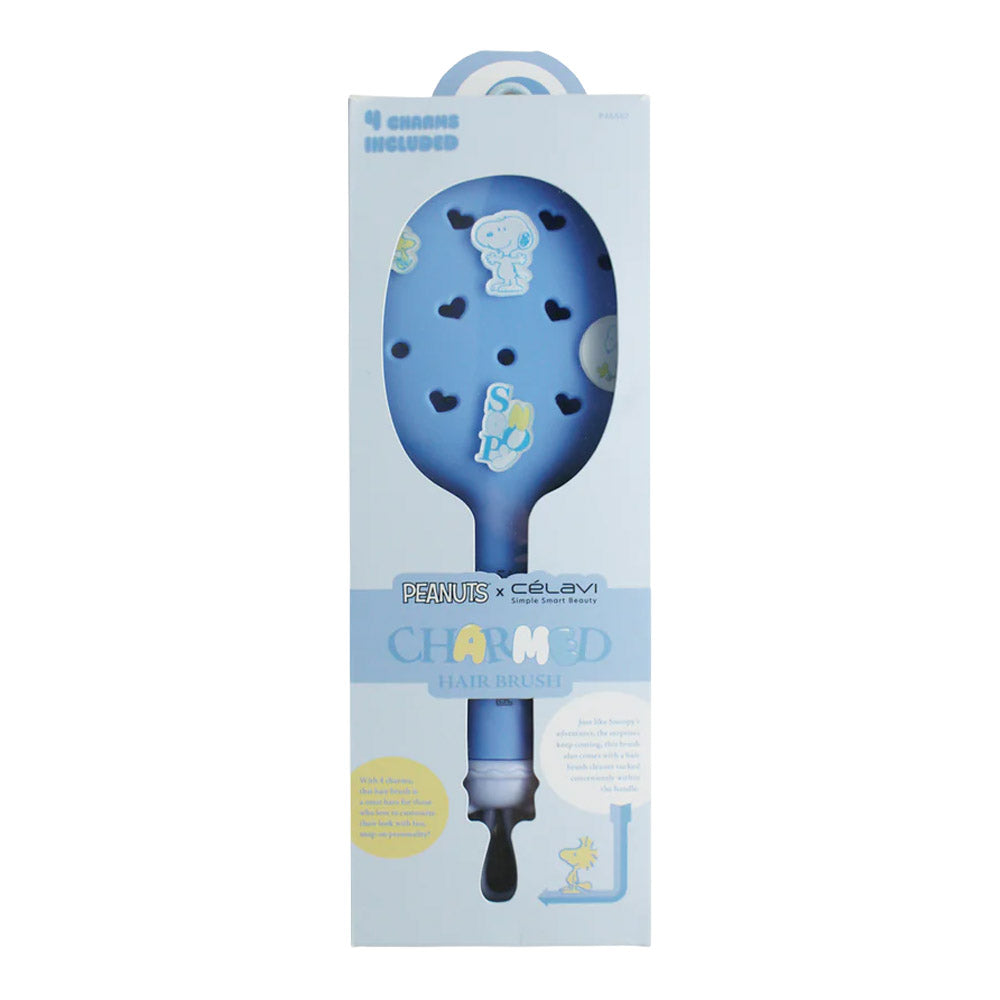 Celavi Peanuts Everyday Charm Hair Brush Blue